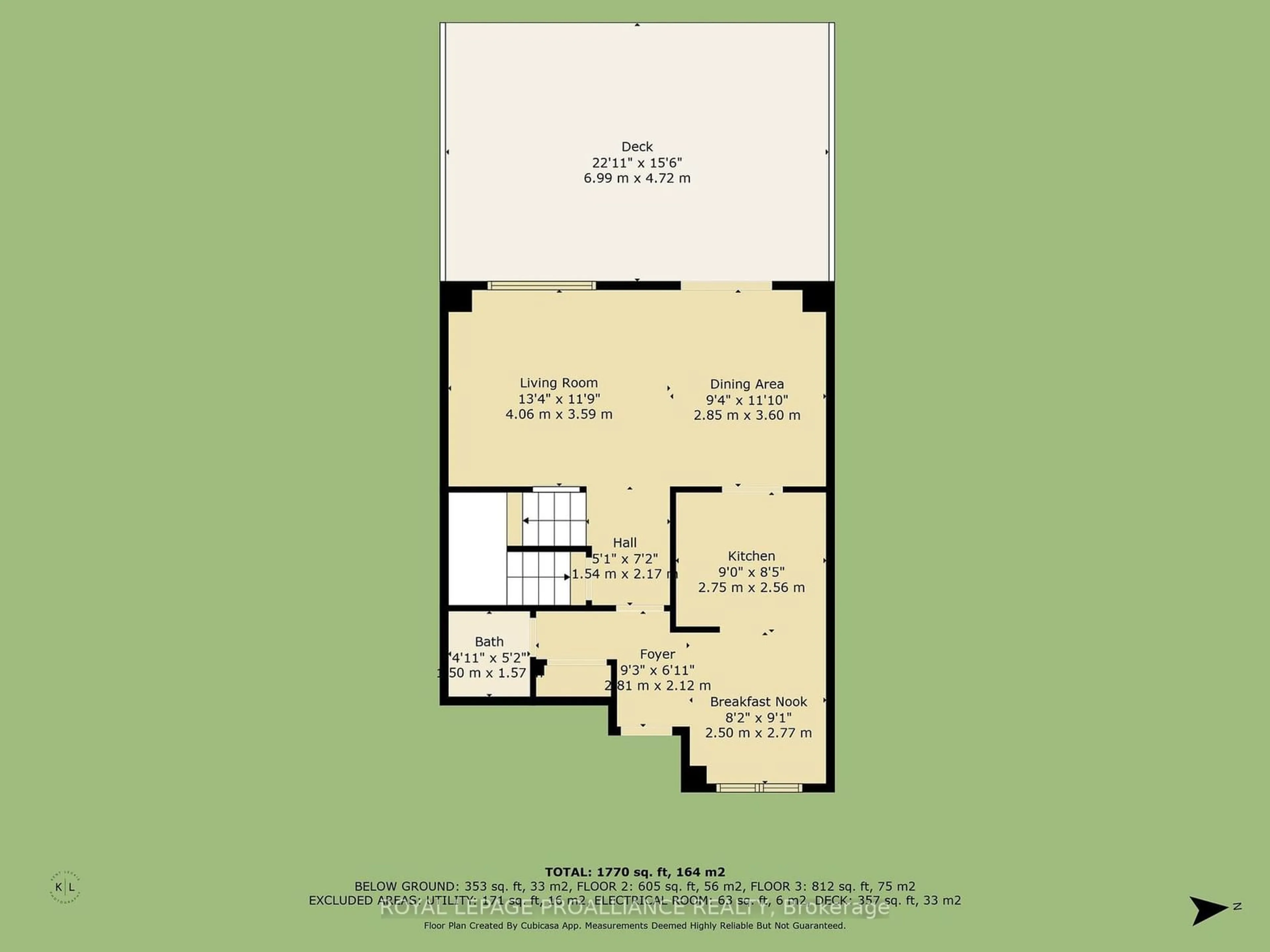 Floor plan for 163 Sutherland Cres, Cobourg Ontario K9A 5L6