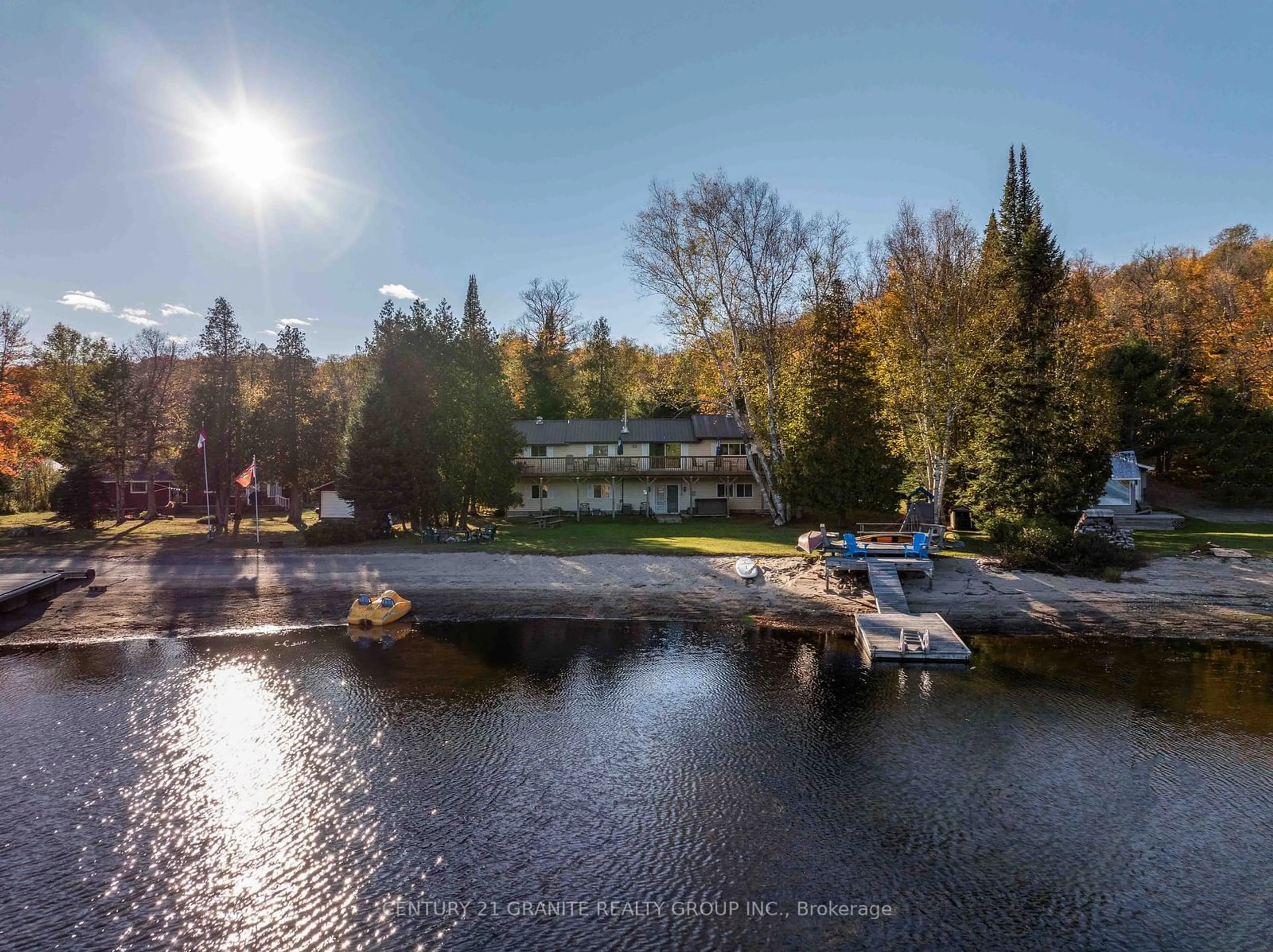 A pic from exterior of the house or condo, lake for 1317 Sullivan Rd, Dysart et al Ontario K0M 1S0