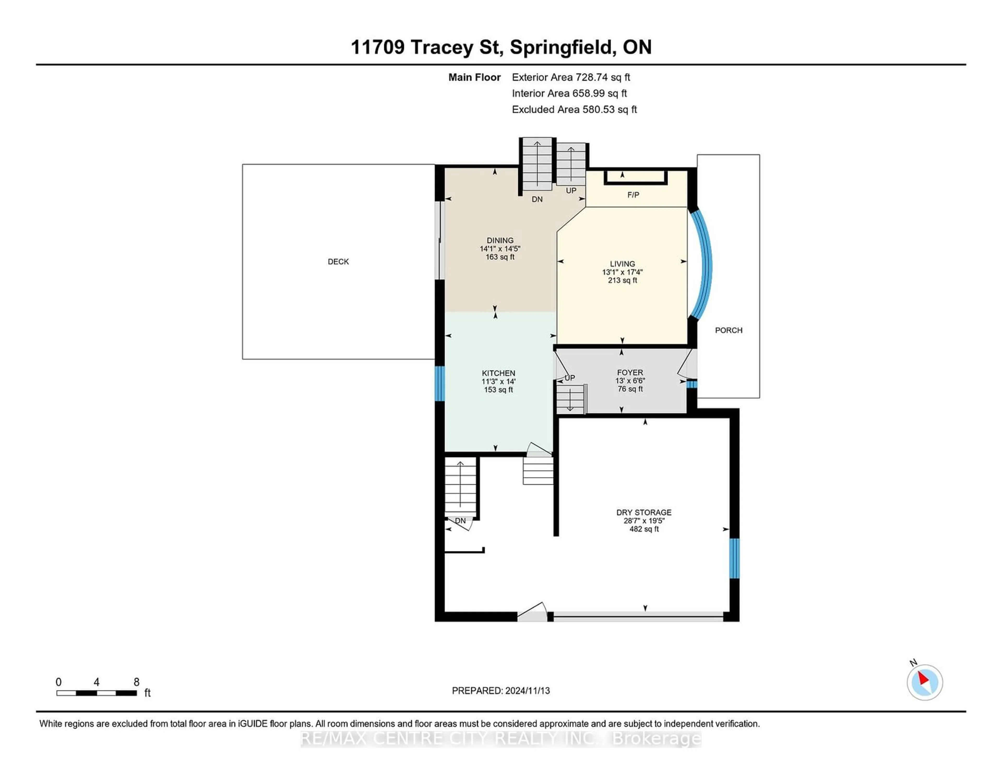 Floor plan for 11709 Tracey St, Malahide Ontario N0L 2J0