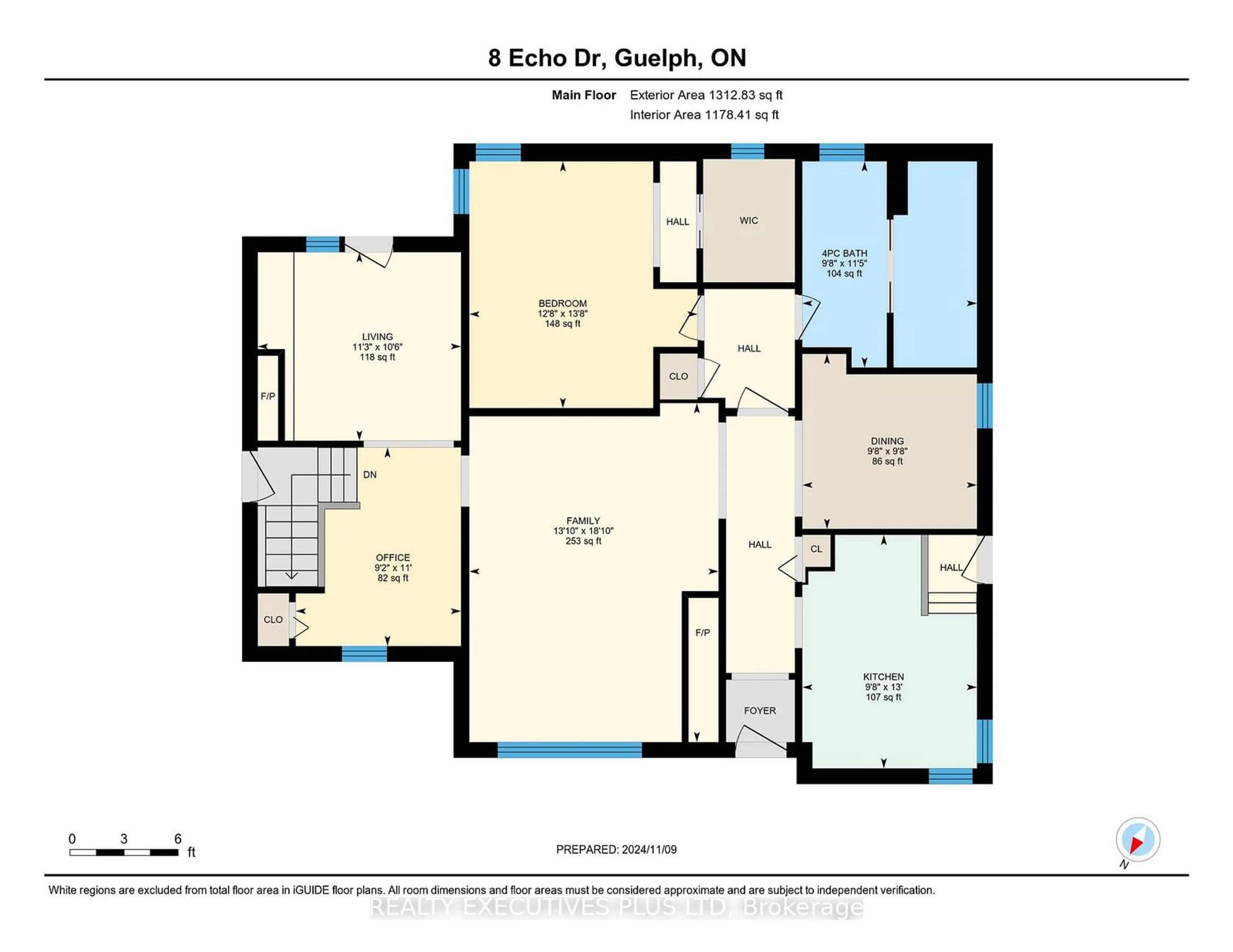 Floor plan for 8 Echo Dr, Guelph Ontario N1G 1H2