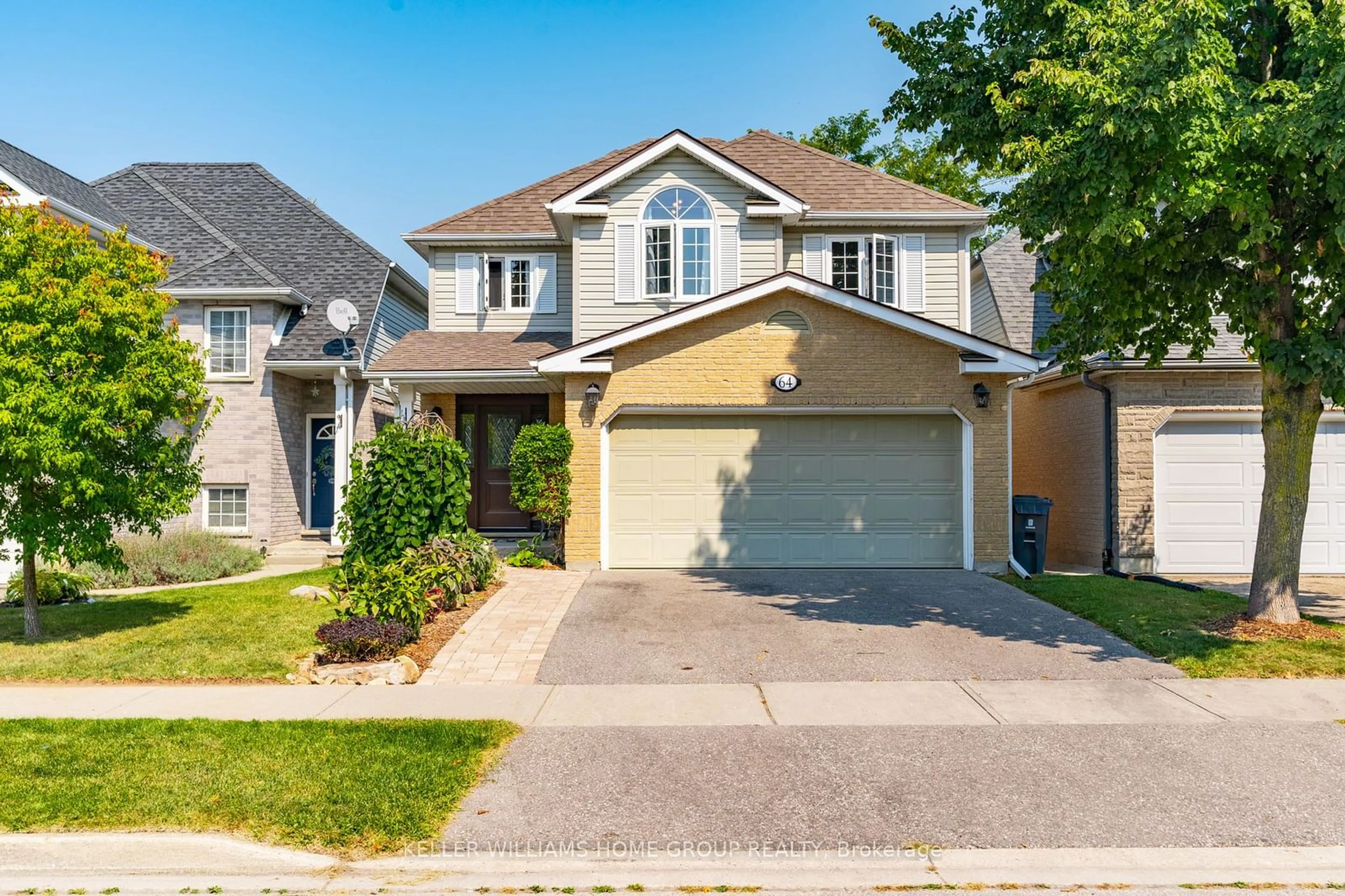 Frontside or backside of a home, the street view for 64 Gaw Cres, Guelph Ontario N1L 1H9