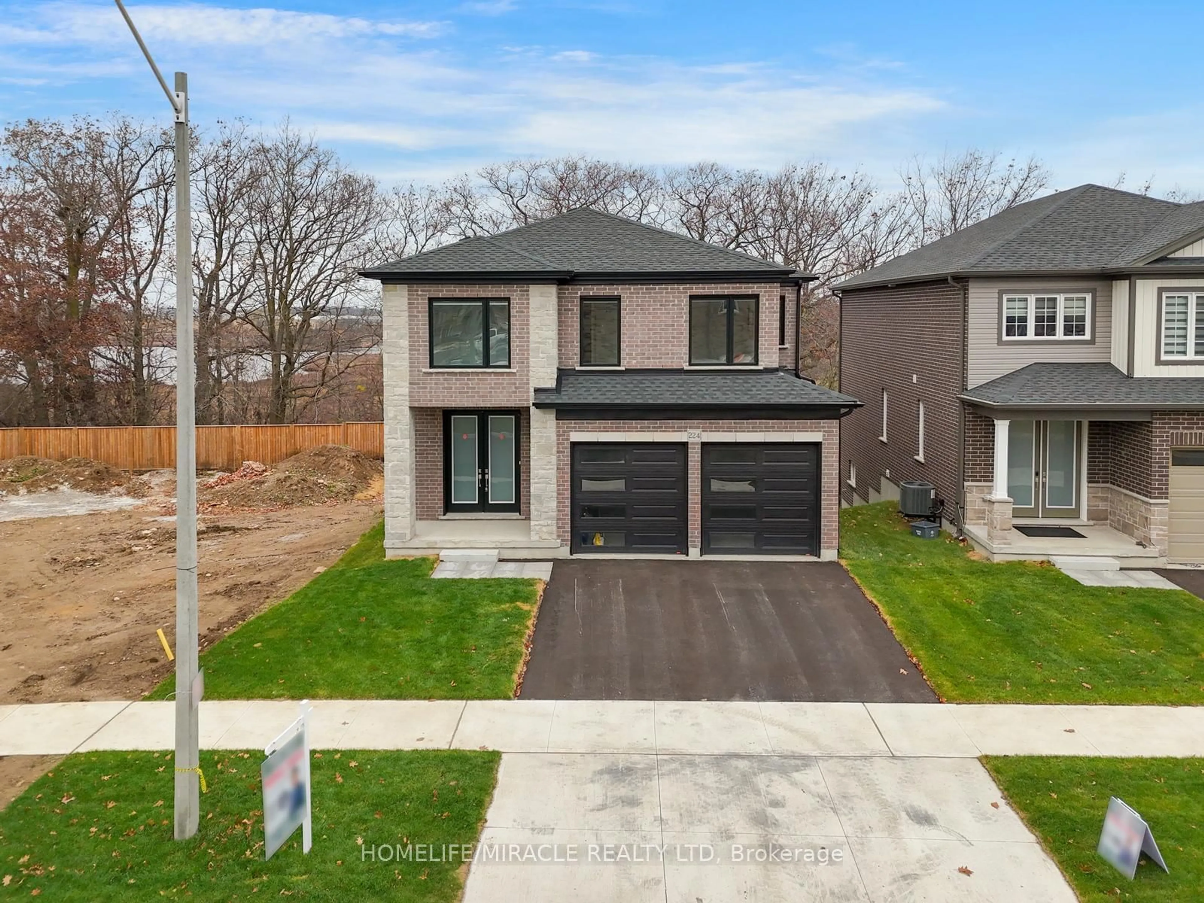 Frontside or backside of a home, the street view for 224 Freure Dr, Cambridge Ontario N1S 0B9