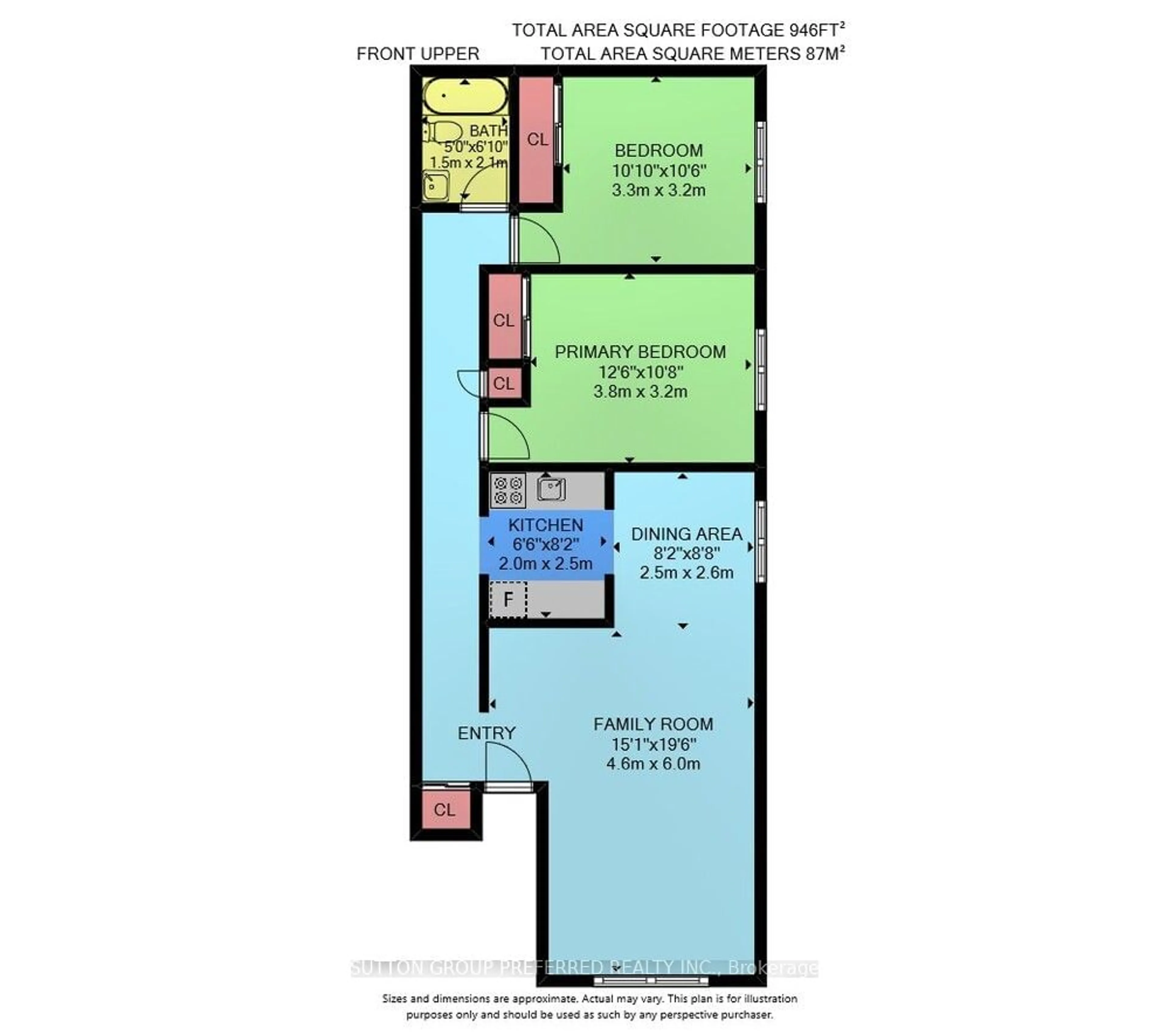 Floor plan for 524 Egerton St, London Ontario N5W 3Z7