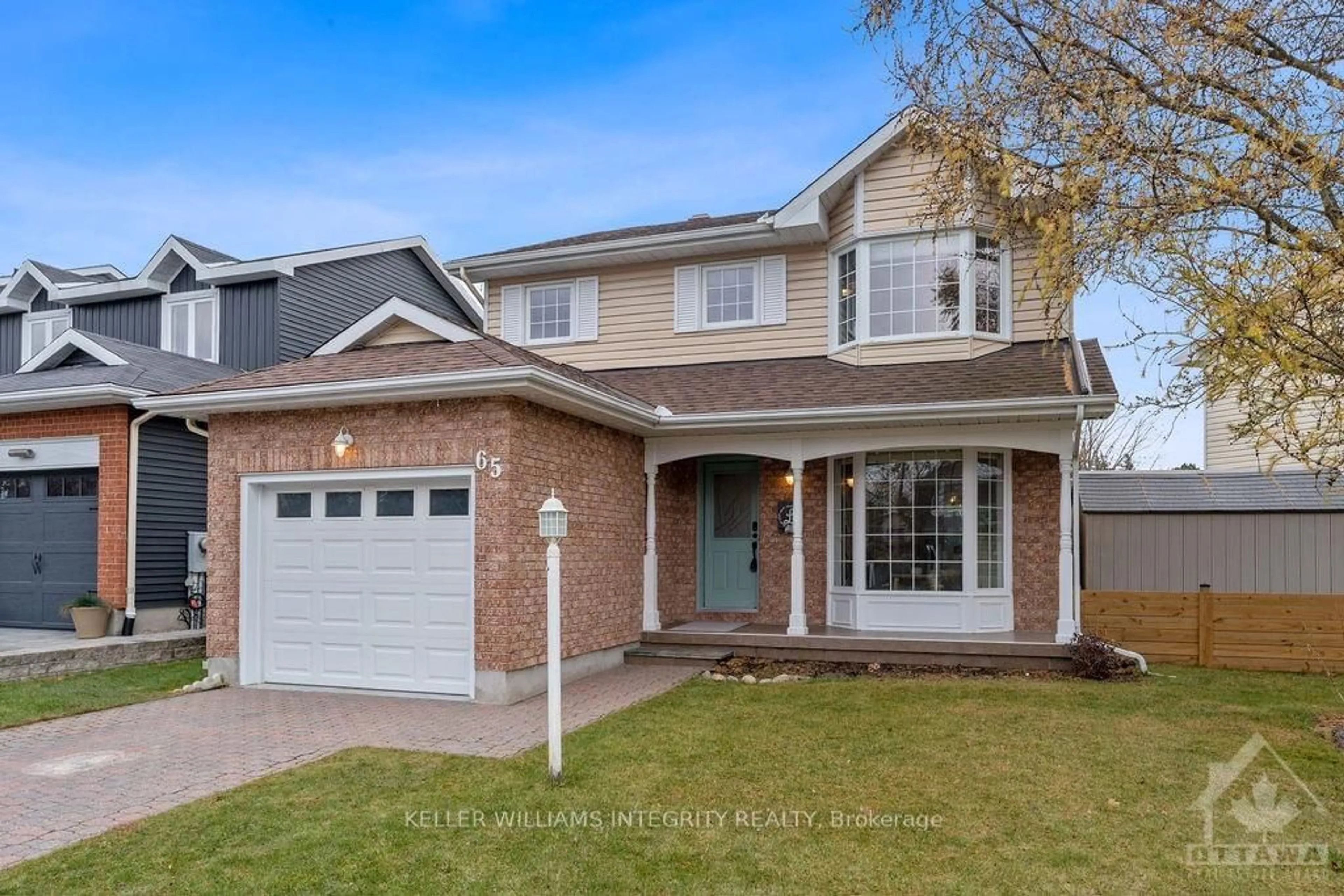 Home with brick exterior material for 65 HAWLEY Cres, Kanata Ontario K2M 1T6