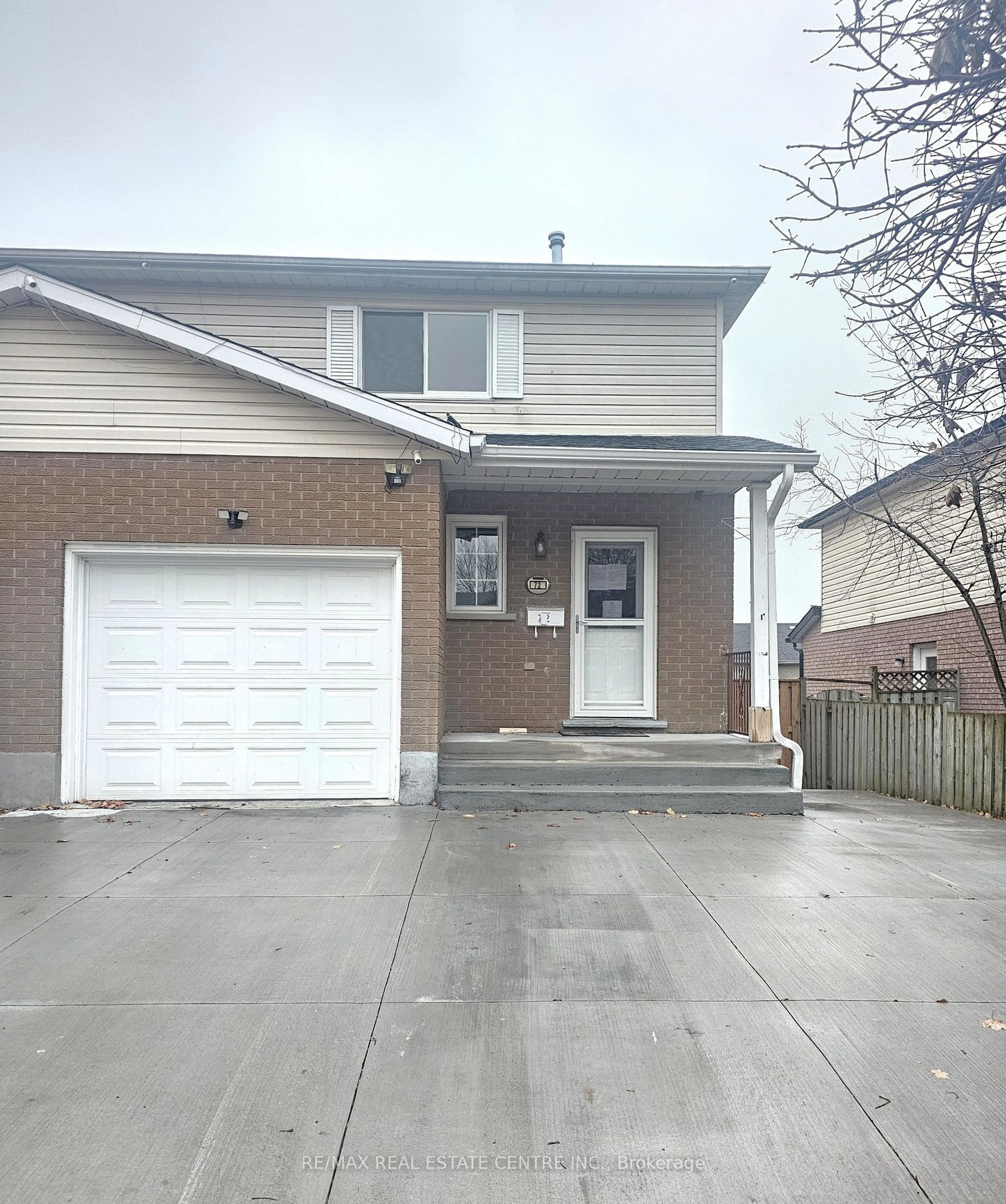 Frontside or backside of a home, the street view for 72 Nutcracker St, Cambridge Ontario N1T 1M1