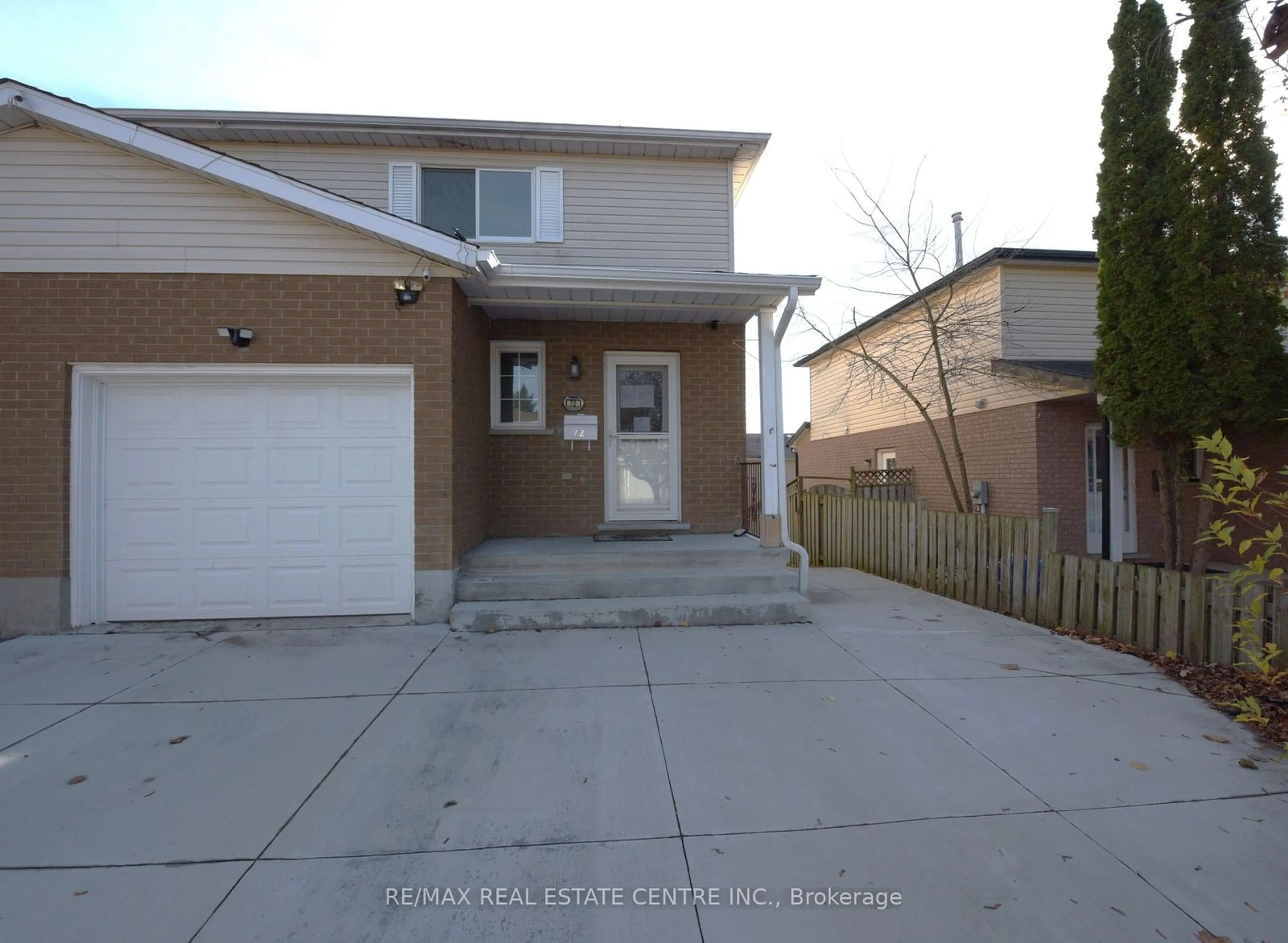 Frontside or backside of a home, the street view for 72 Nutcracker St, Cambridge Ontario N1T 1M1