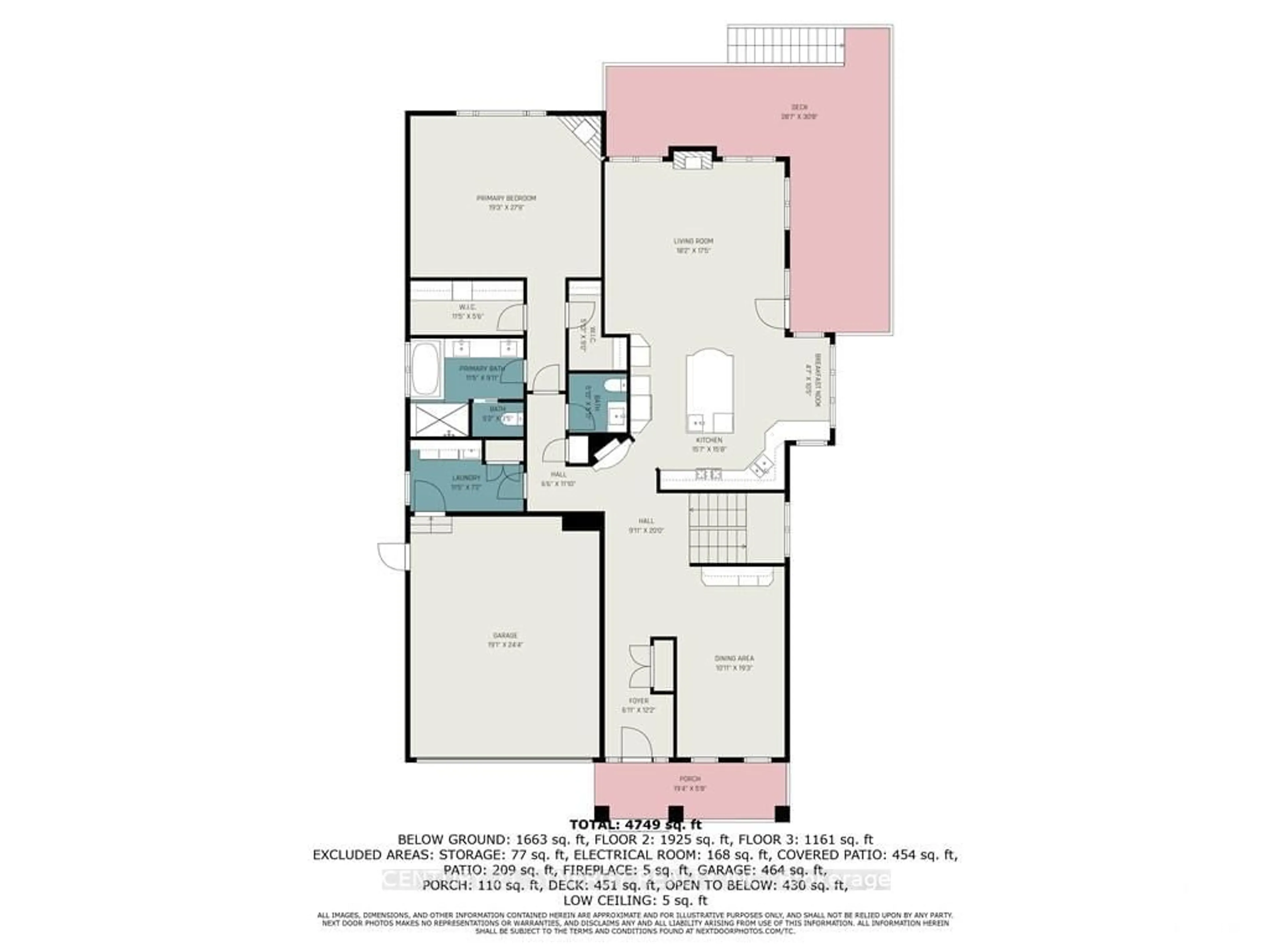 Floor plan for 246 LERA St, Smiths Falls Ontario K7A 5M3