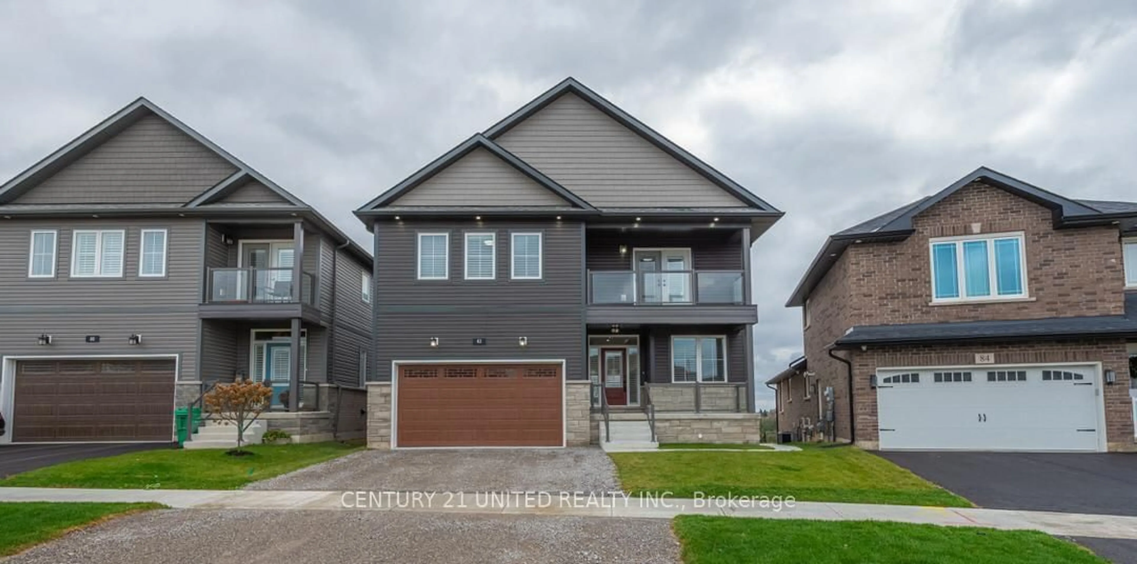 Frontside or backside of a home, the street view for 82 York Dr, Peterborough Ontario K9K 0H7