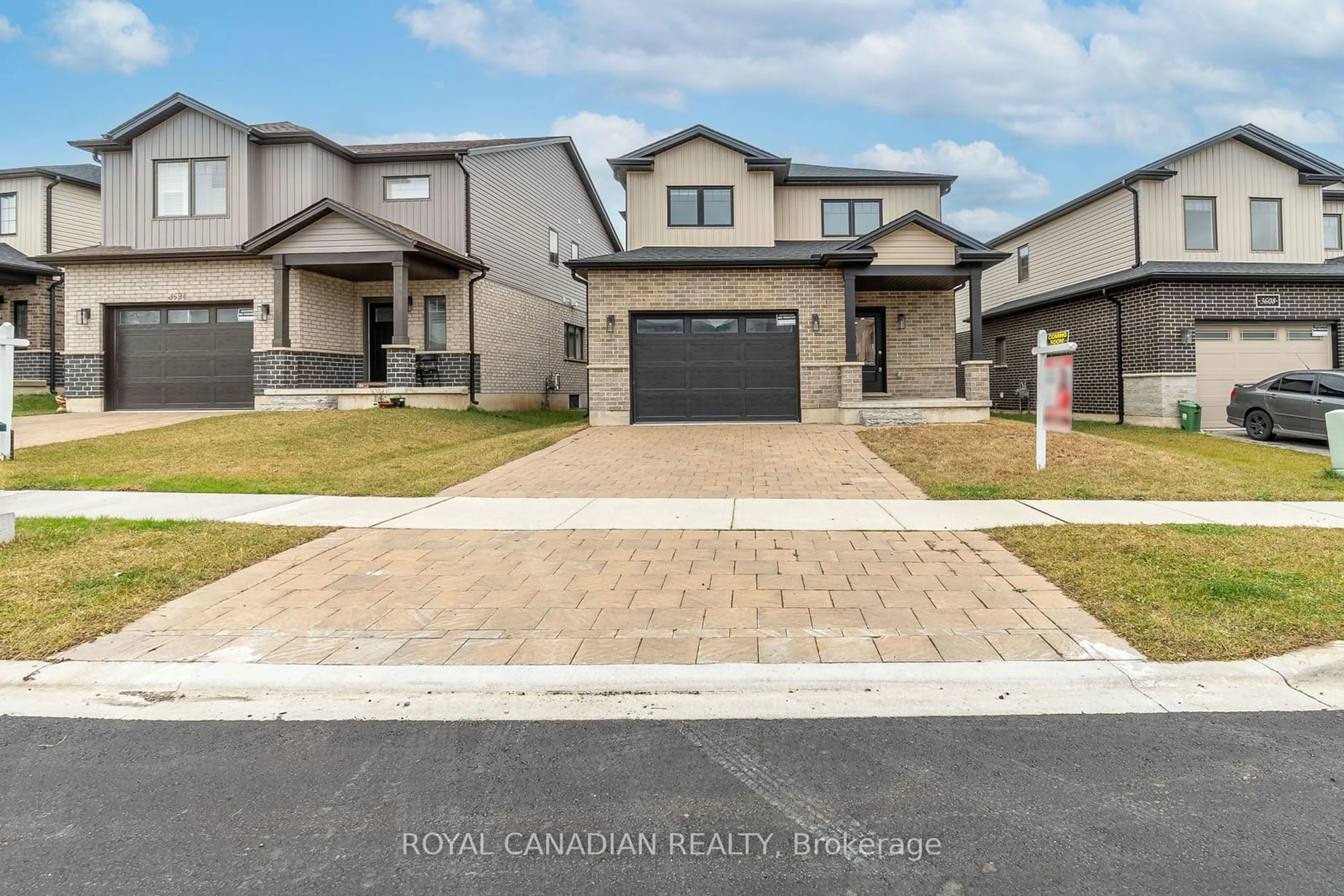 Frontside or backside of a home, the street view for 3600 Earlston Crossing, London Ontario N6L 0G6