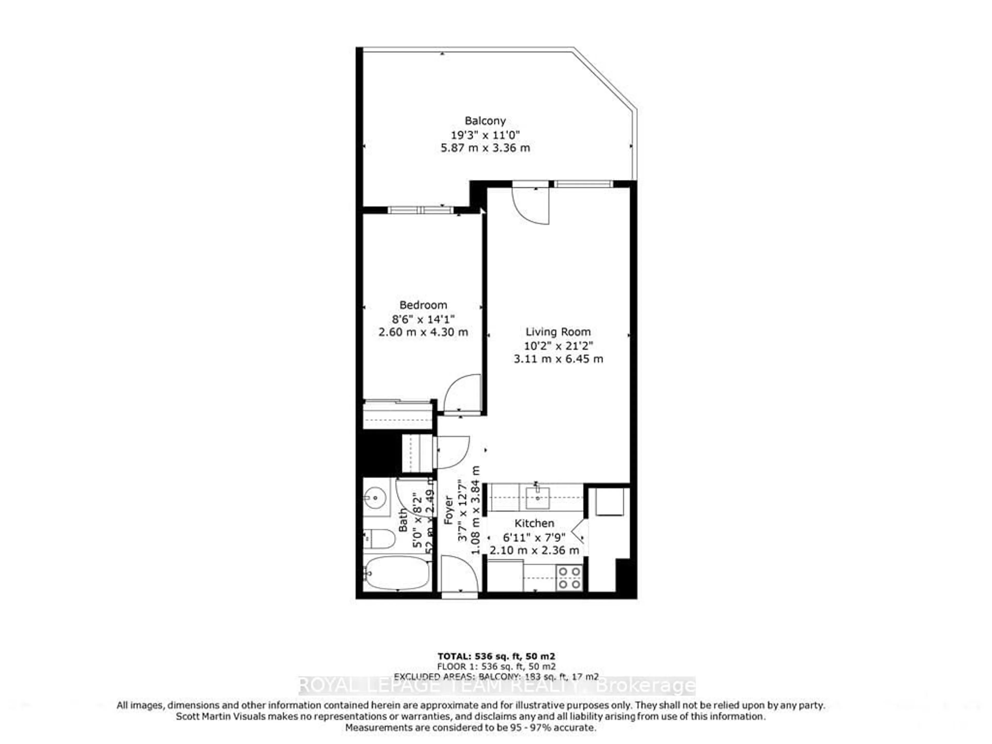 Floor plan for 202 HINCHEY Ave #106, West Centre Town Ontario K1Y 1L7