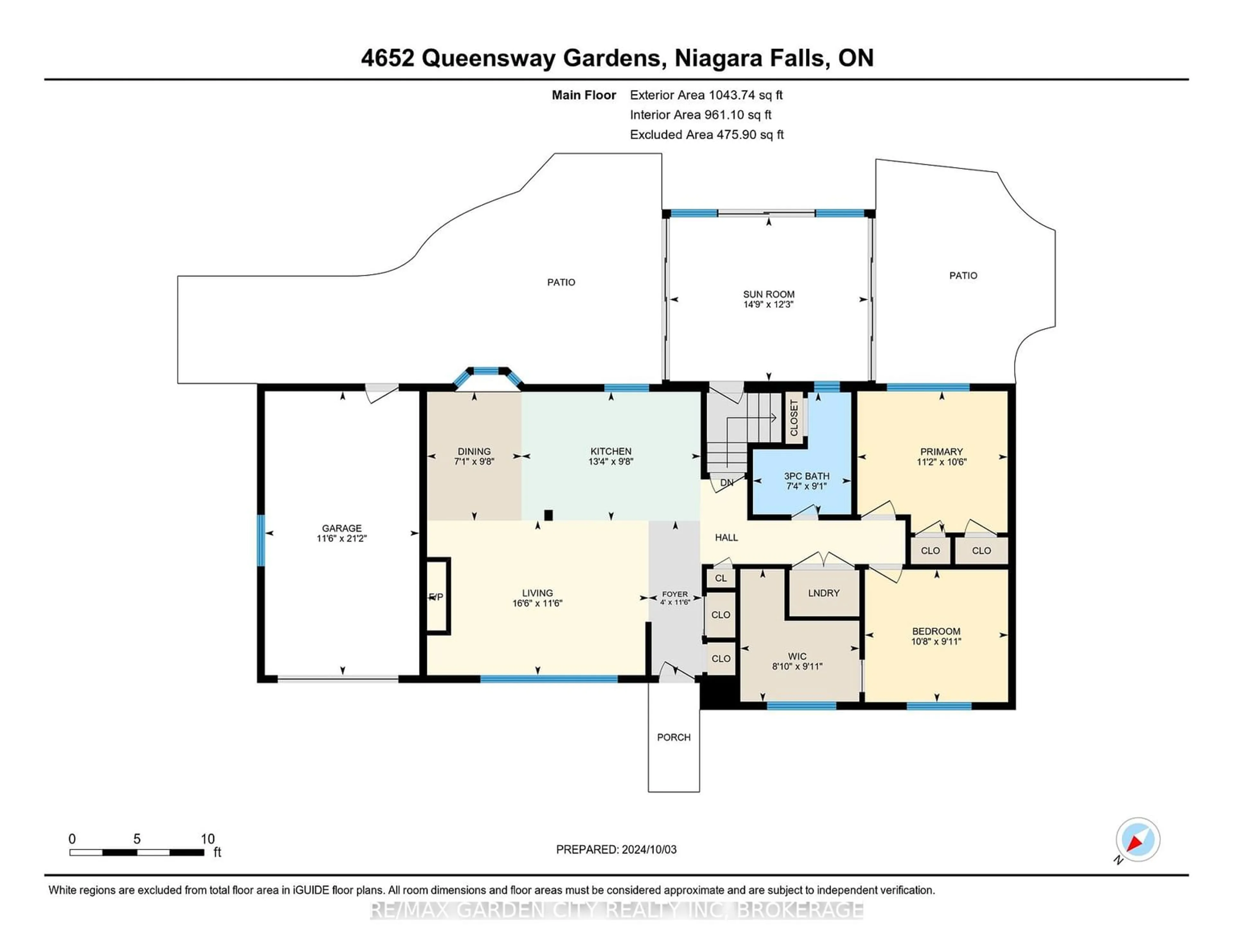 Floor plan for 4652 Queensway Gdns, Niagara Falls Ontario L2E 6R3