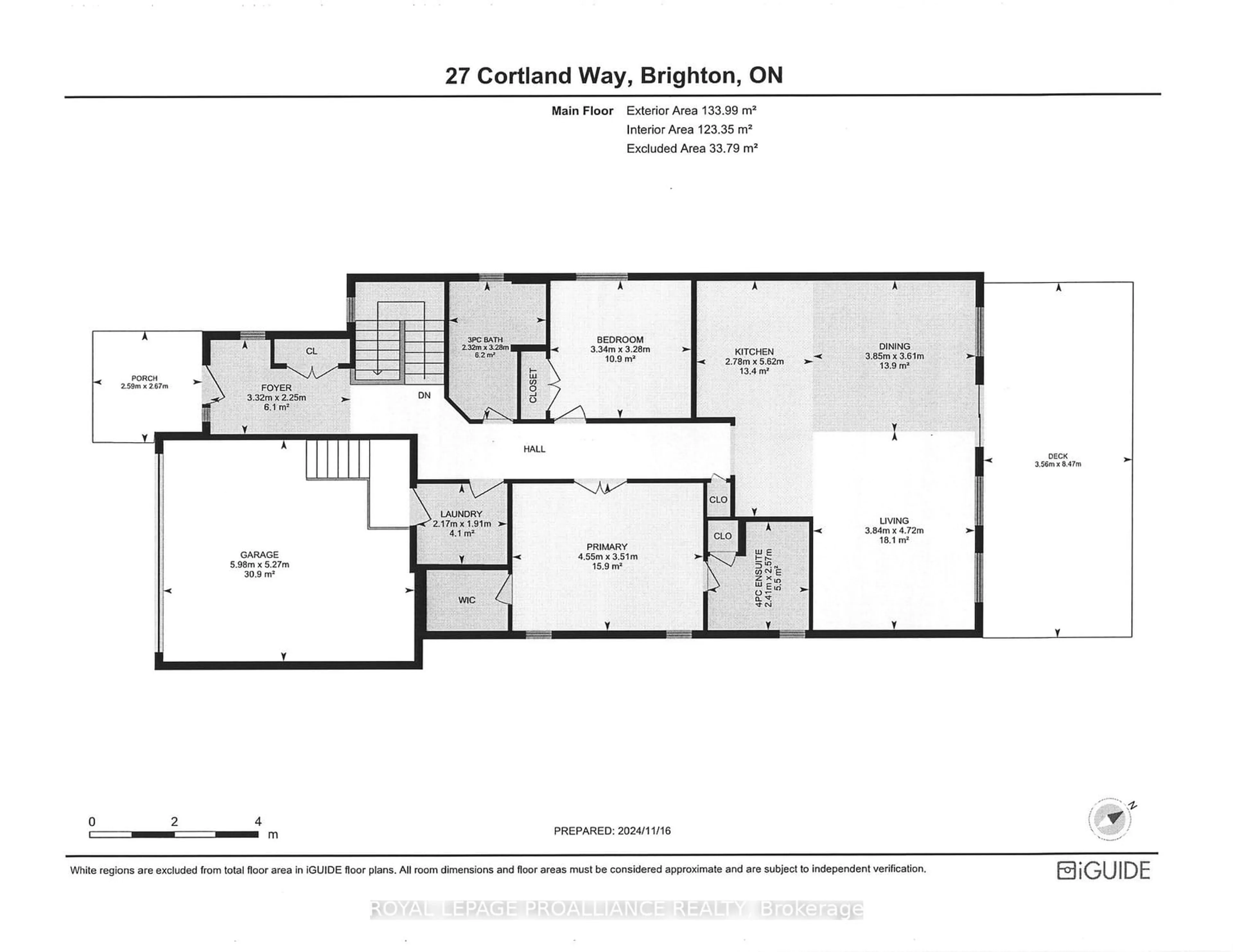 Floor plan for 27 Cortland Way, Brighton Ontario K0K 1H0