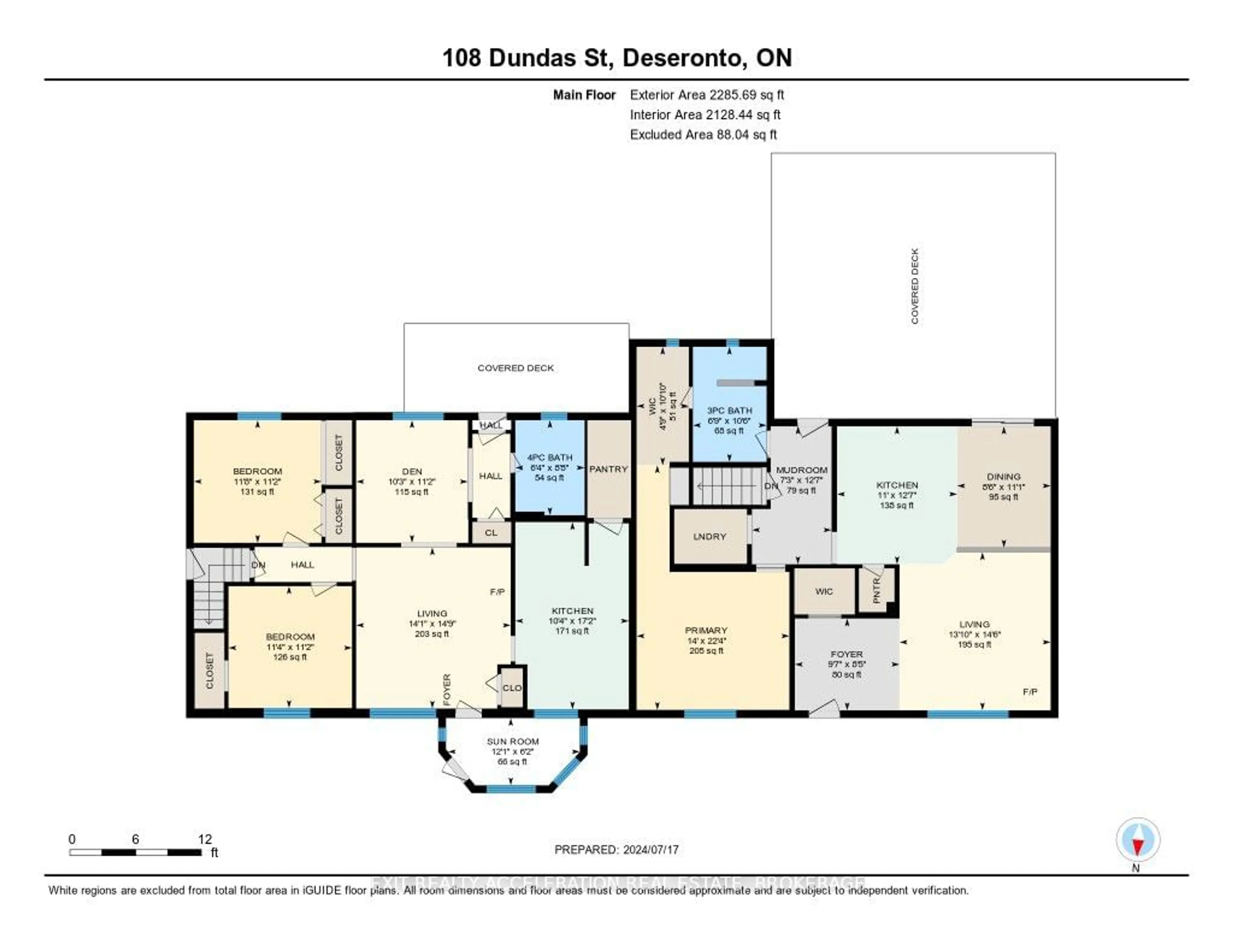 Floor plan for 108 Dundas St, Deseronto Ontario K0K 1X0