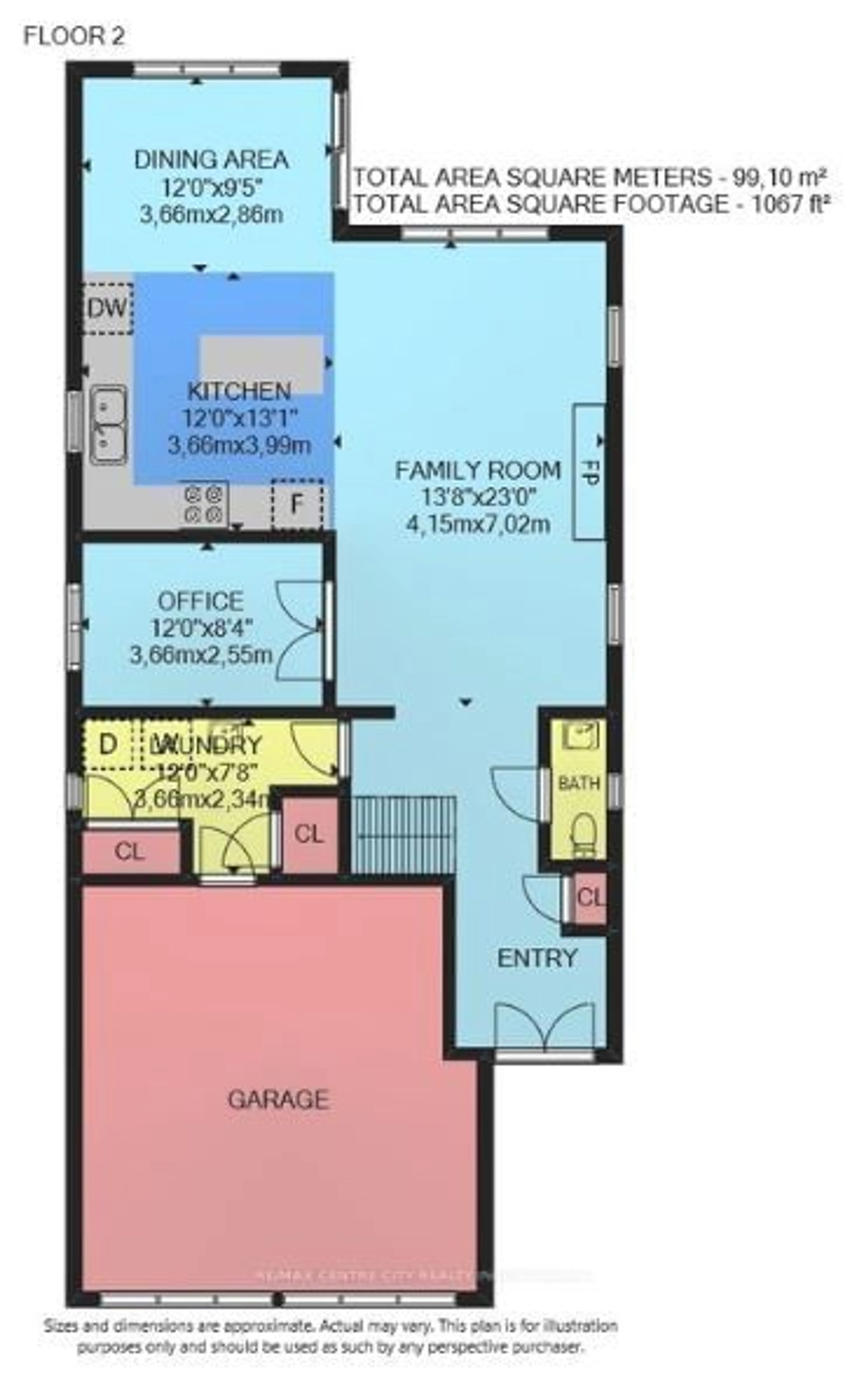 Floor plan for 24 Locky Lane, Middlesex Centre Ontario N0L 1R0