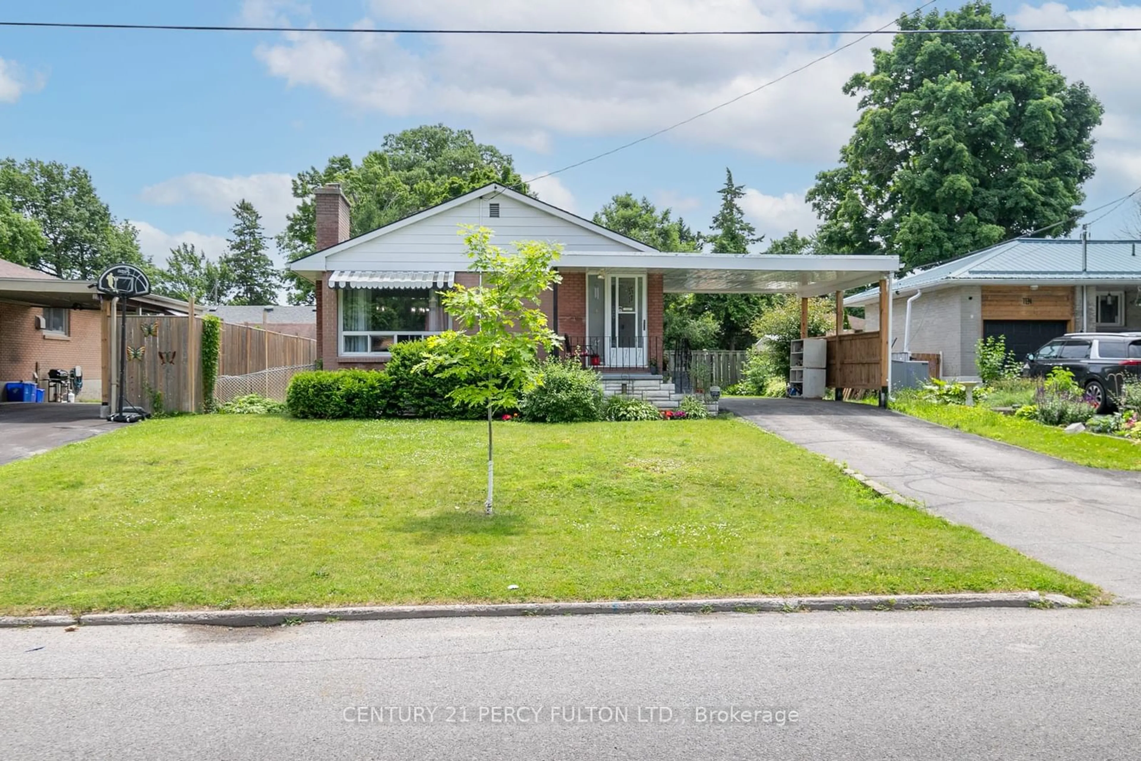 Frontside or backside of a home, the street view for 12 Northwood Cres, Belleville Ontario K8N 1X5