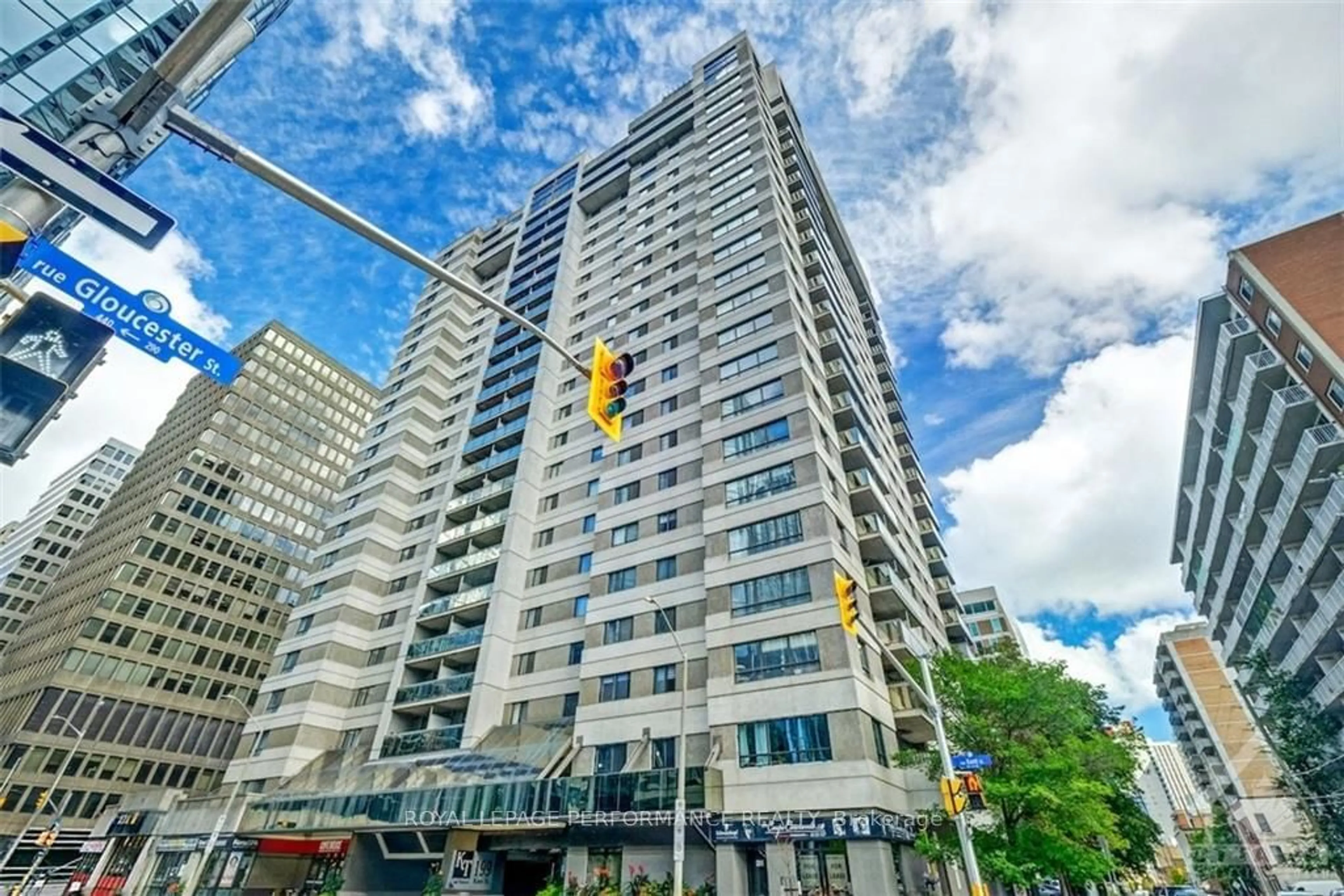 A pic from exterior of the house or condo, the front or back of building for 199 KENT St #205, Ottawa Centre Ontario K2P 2K8