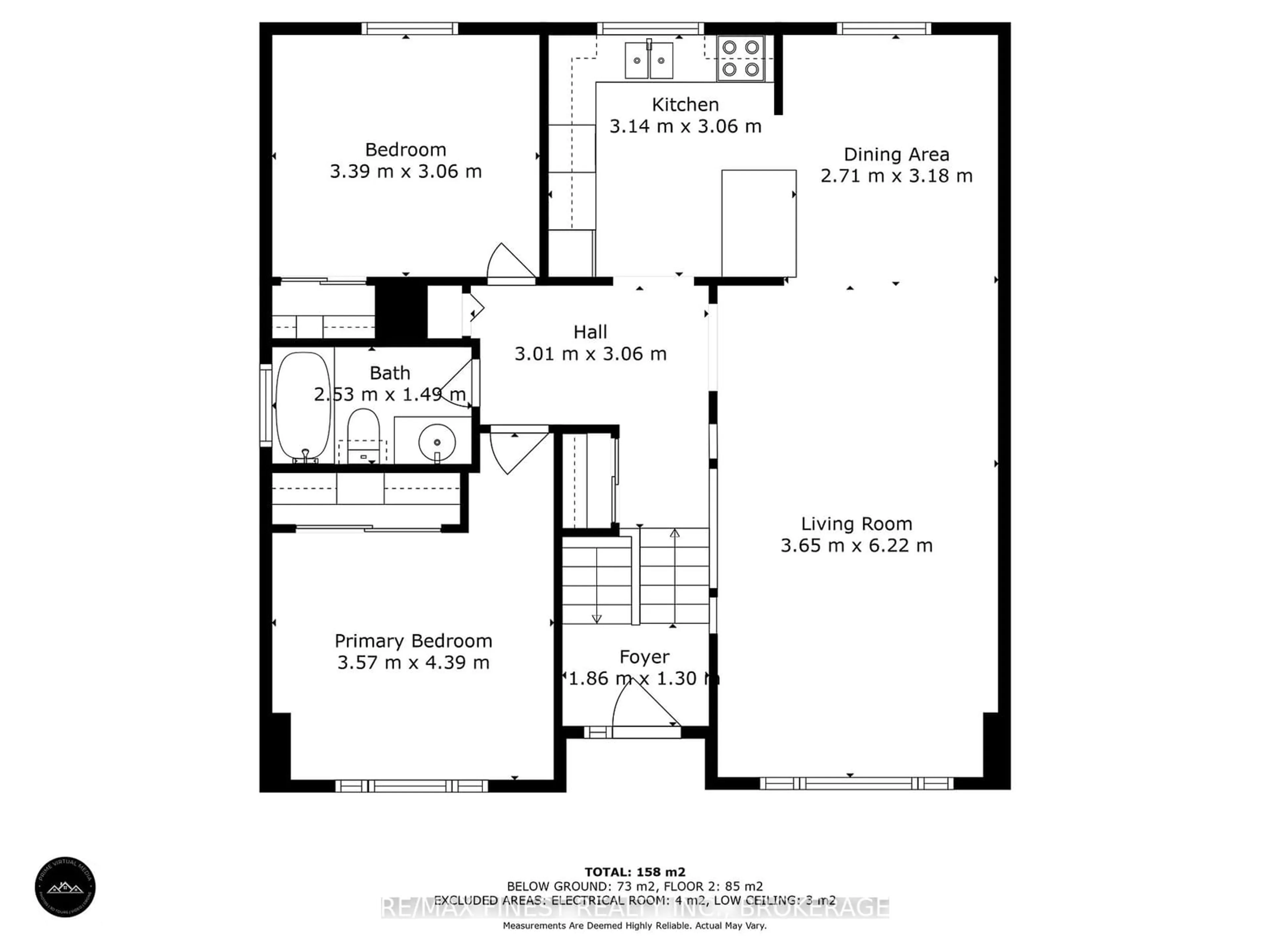 Floor plan for 758 Somerset Cres, Kingston Ontario K7P 1G4