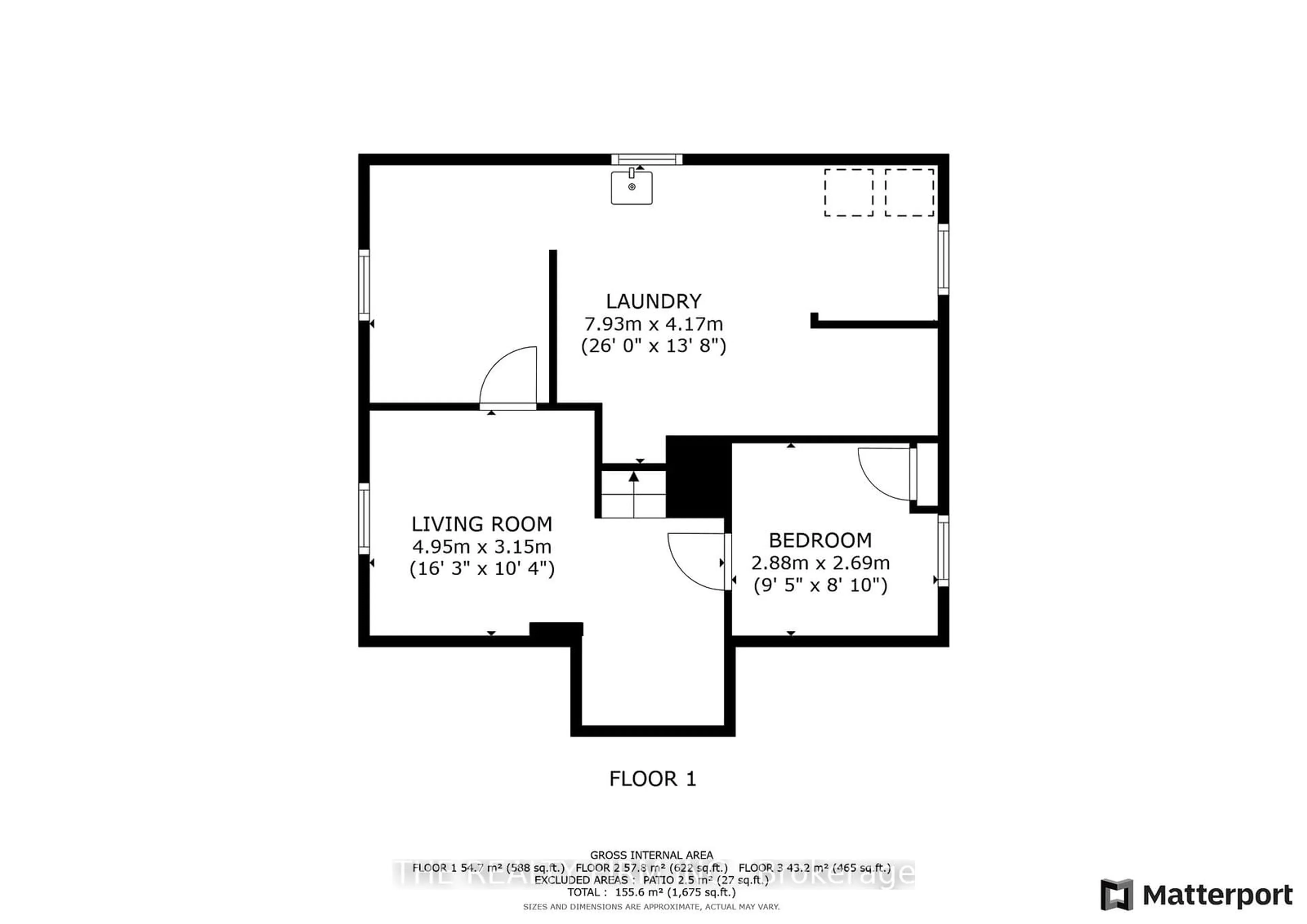 Floor plan for 570 Cheapside St, London Ontario N5Y 3X6