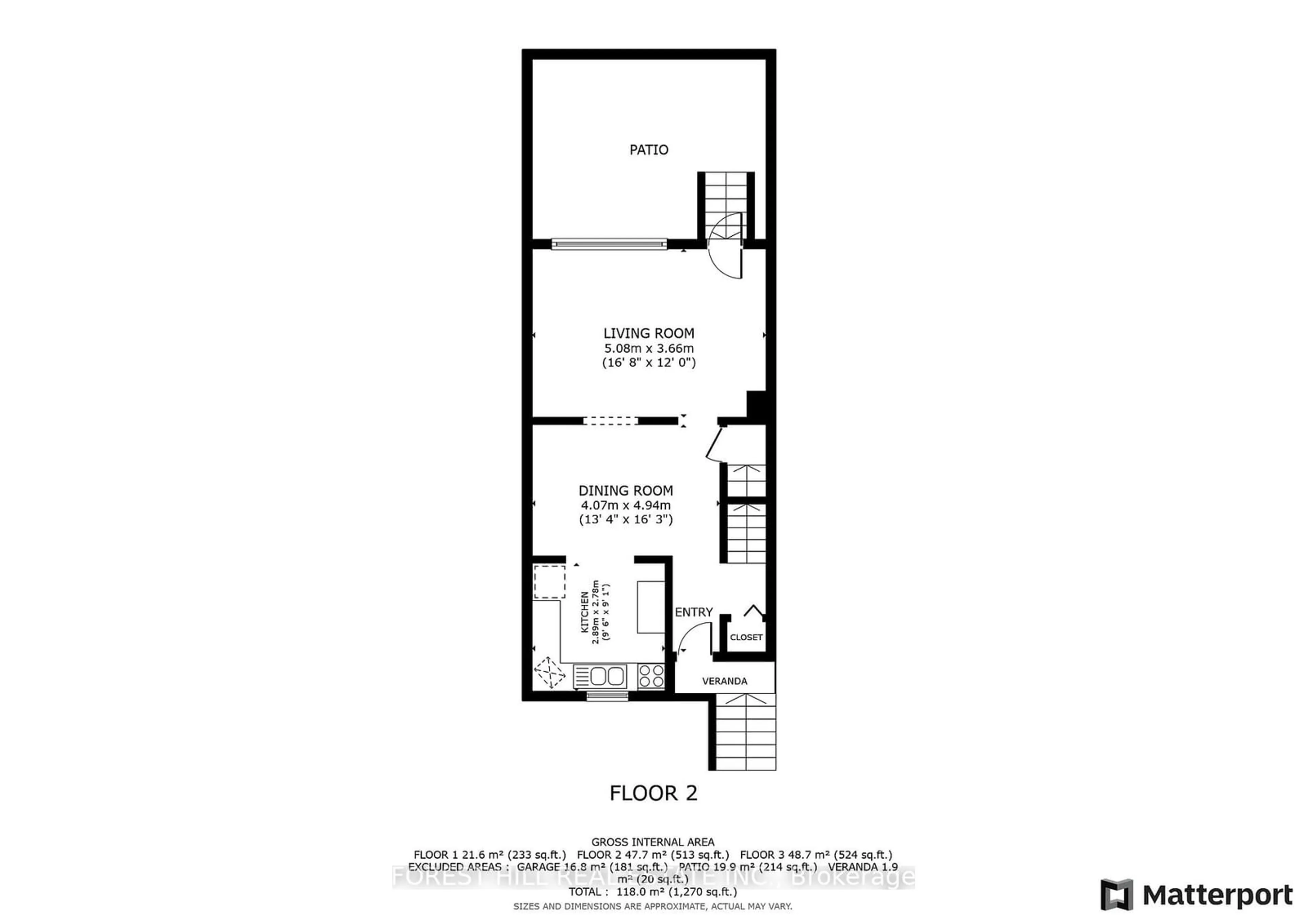 Floor plan for 10 Angus Rd #20, Hamilton Ontario L8K 6K3