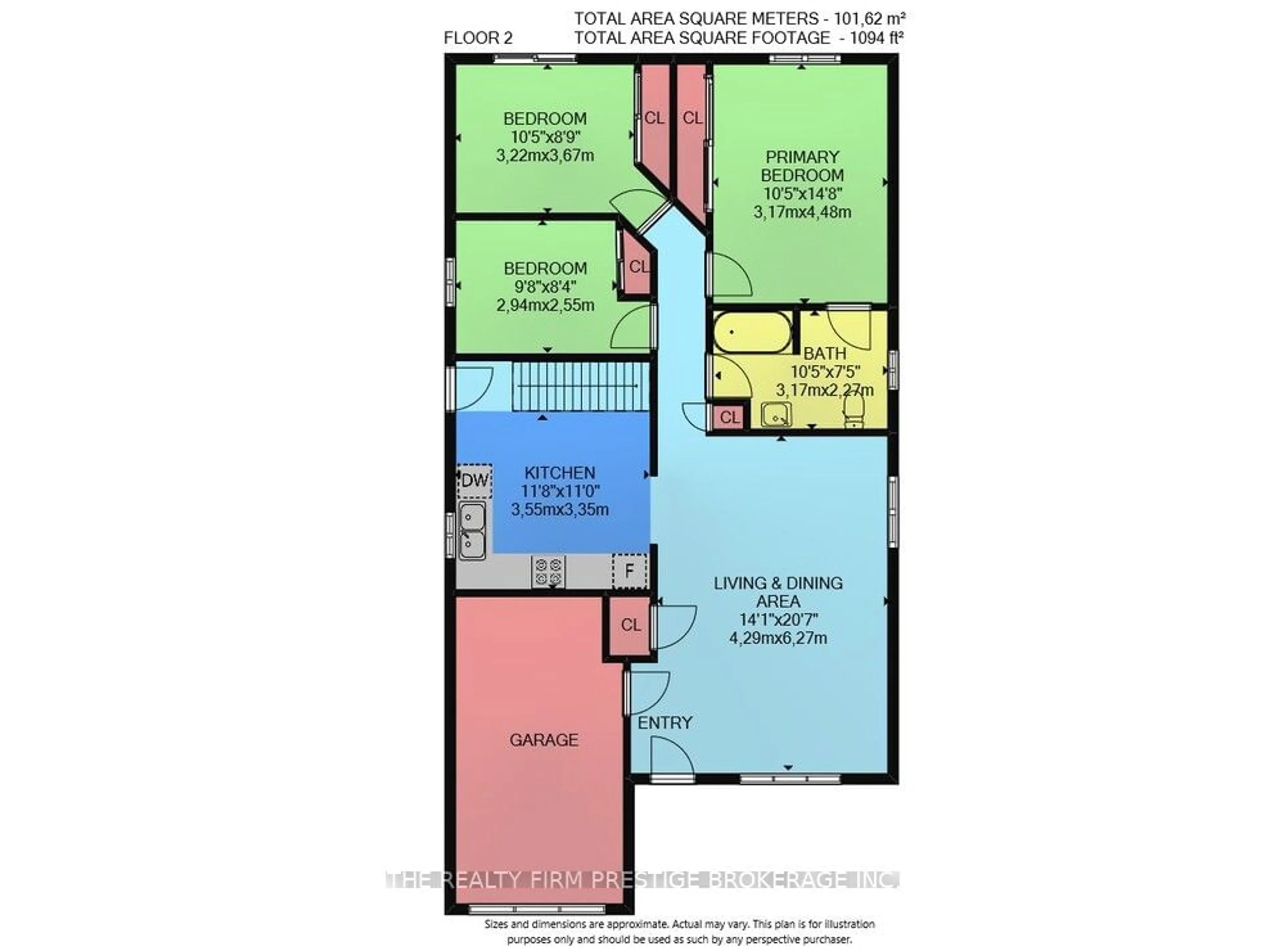 Floor plan for 325 Lighthouse Rd #53, London Ontario N6M 1H8