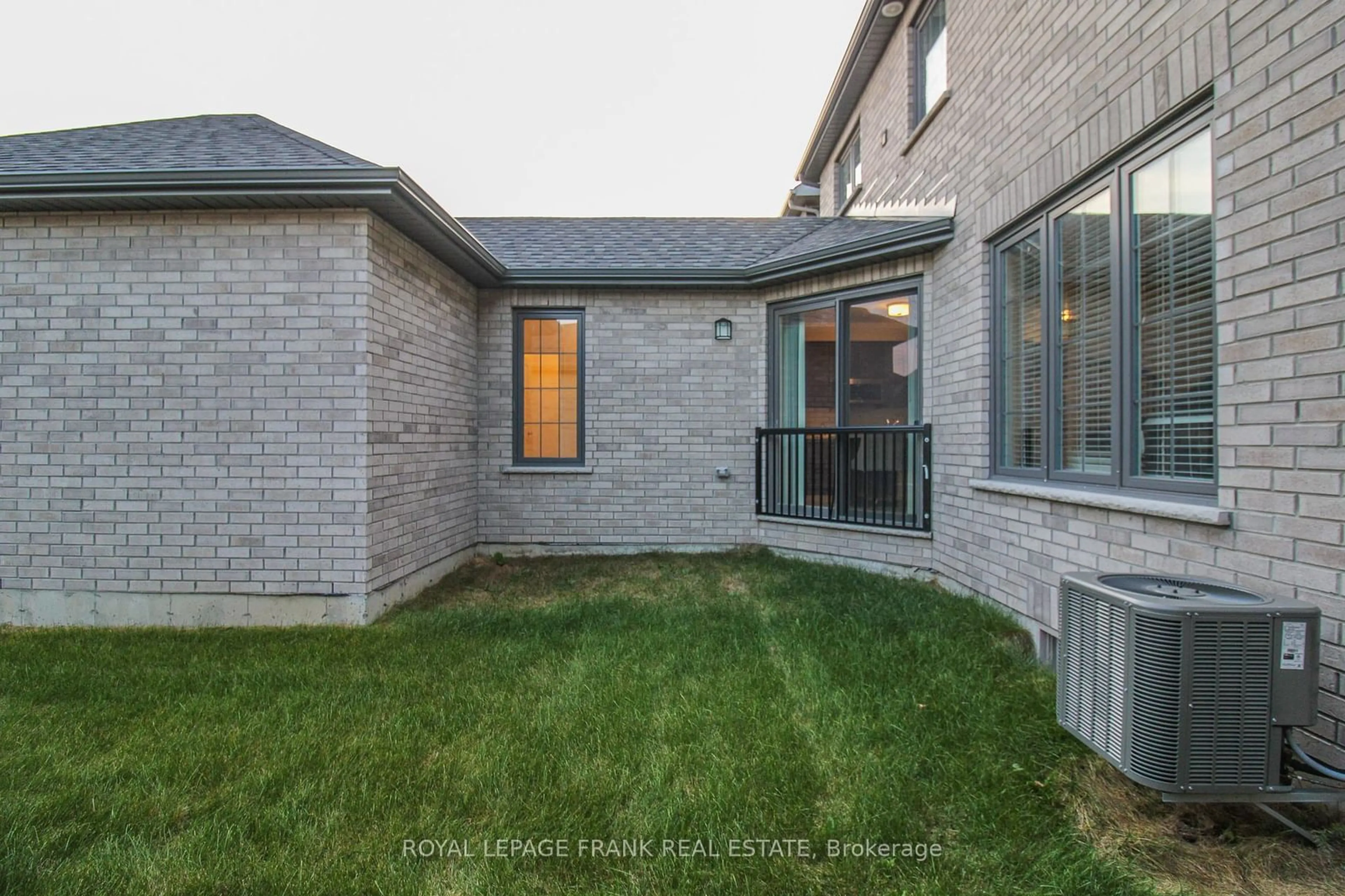 Patio, the fenced backyard for 606 Wedlock Lane, Peterborough Ontario K9H 0J8