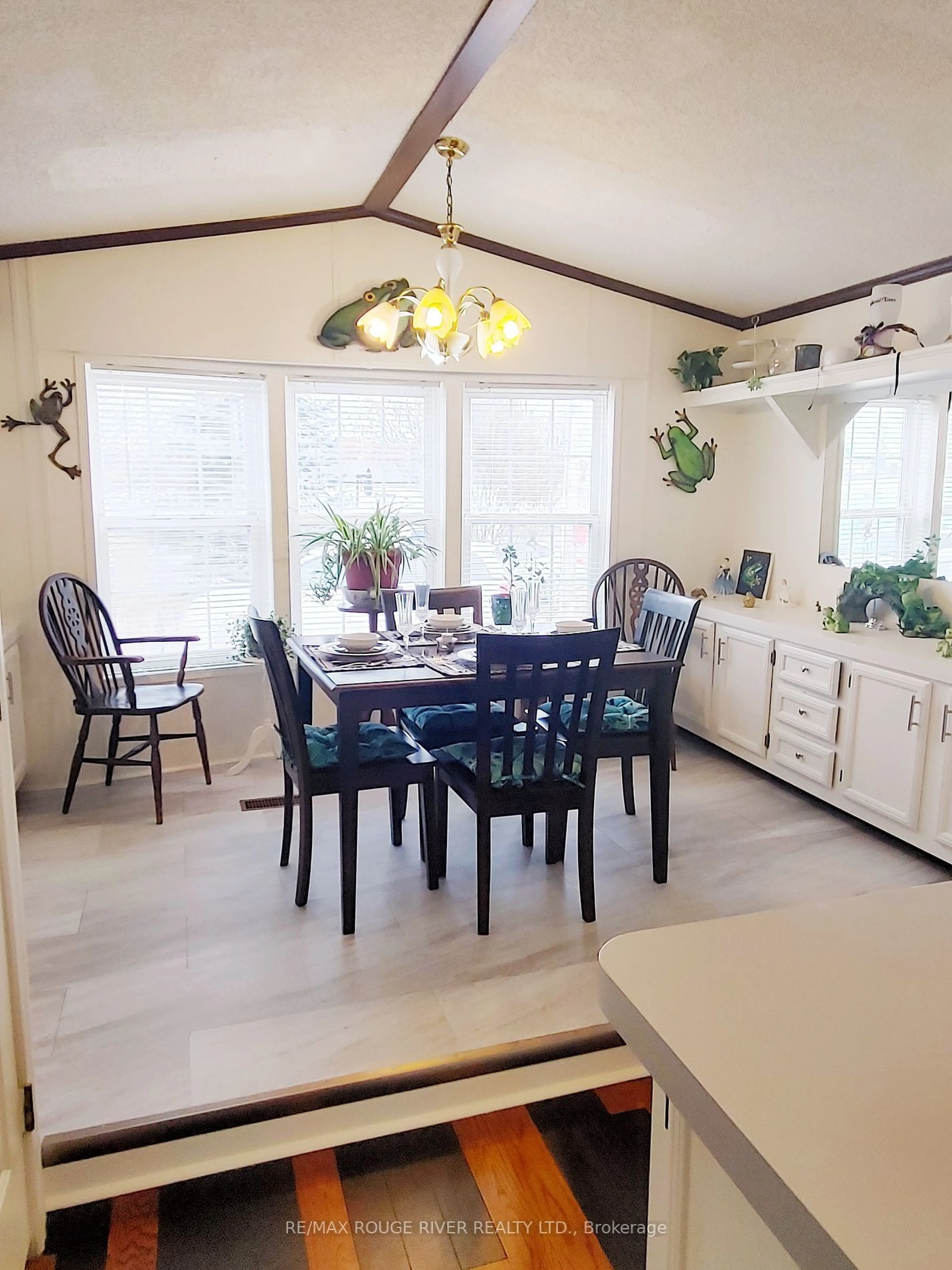 Dining room, ceramic floors, cottage for 2244 Heritage Line #24B, Otonabee-South Monaghan Ontario K9J 6X8