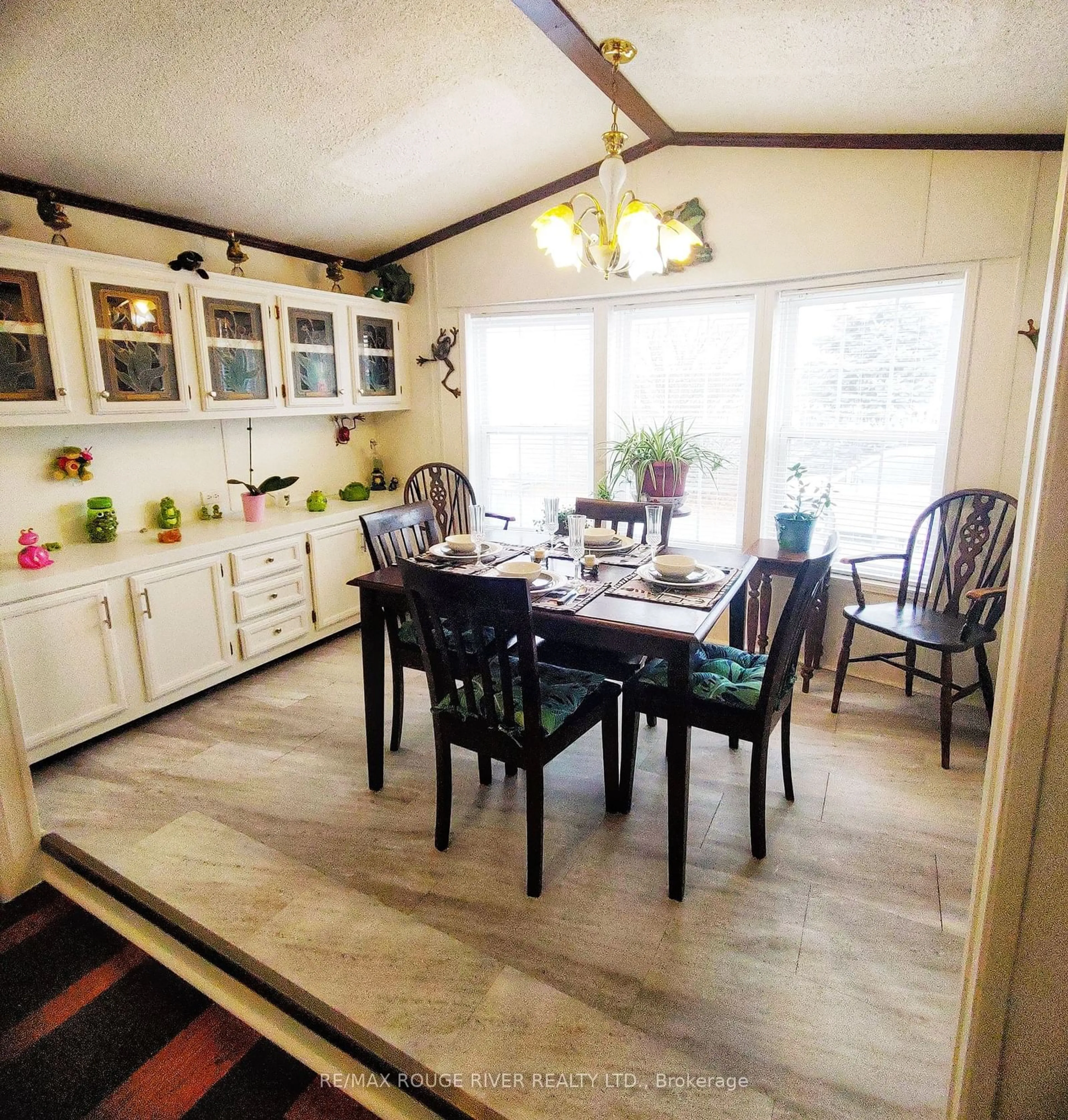 Dining room, wood floors, cottage for 2244 Heritage Line #24B, Otonabee-South Monaghan Ontario K9J 6X8