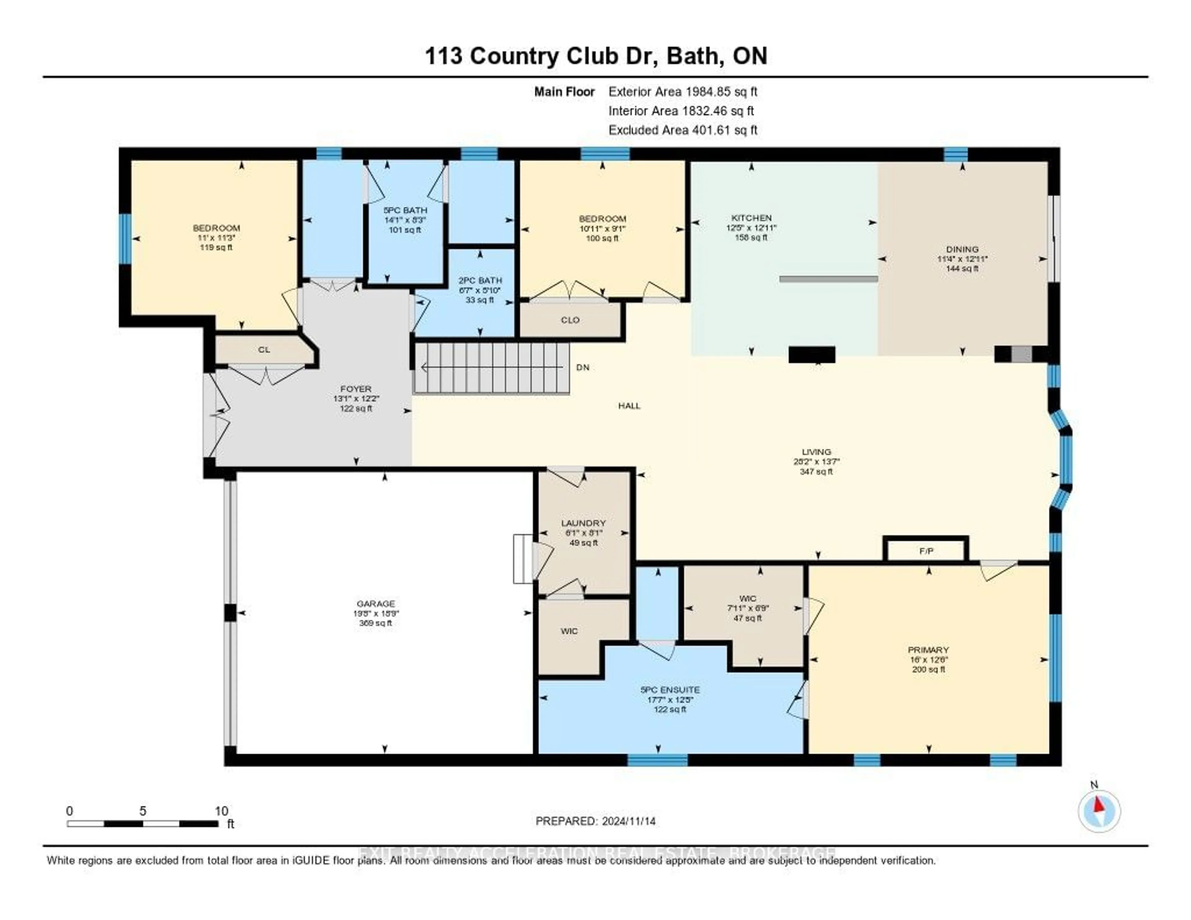 Floor plan for 113 Country Club Dr, Loyalist Ontario K0H 1G0