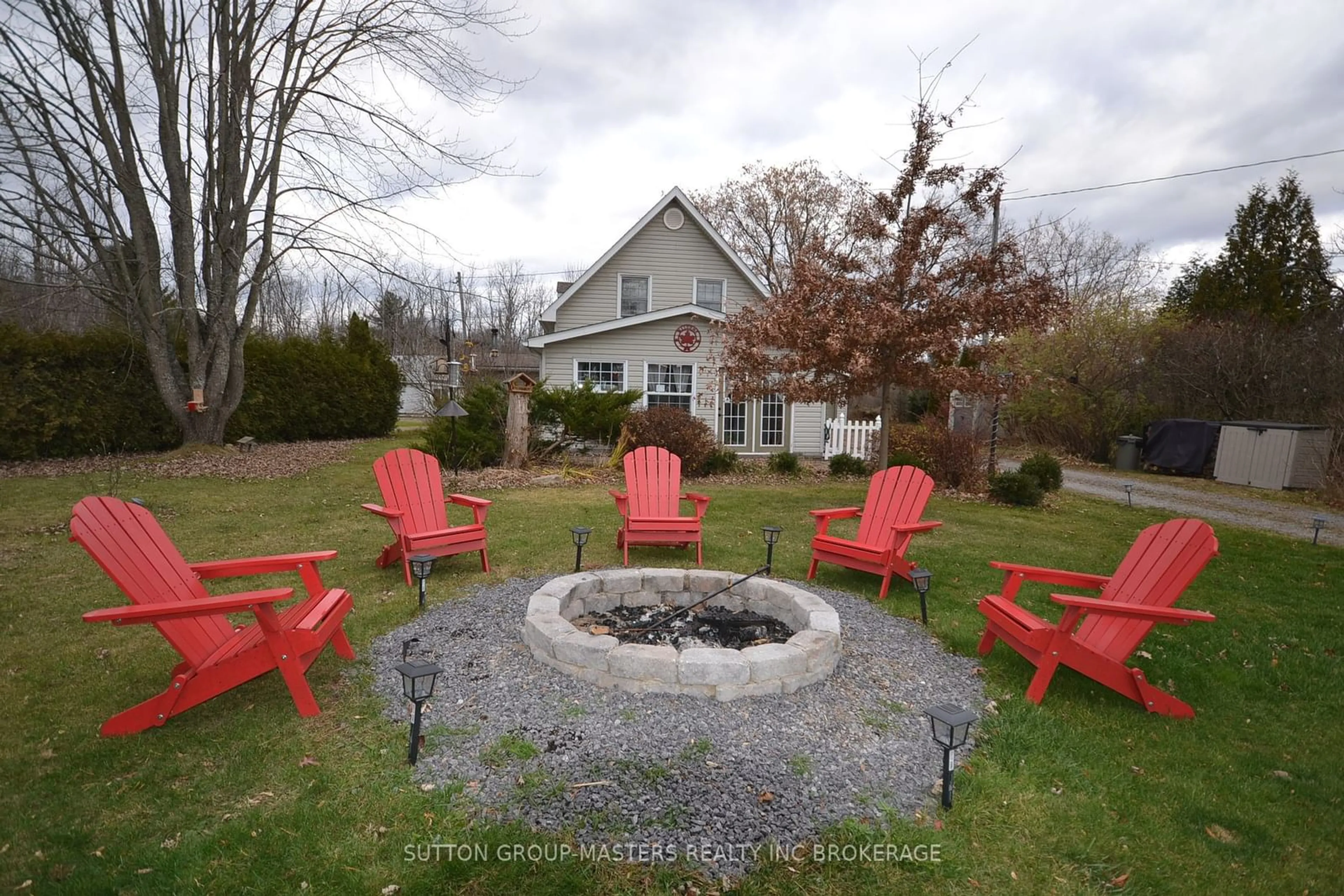 Patio, the fenced backyard for 1248 County Road 2, Brockville Ontario K6V 7E4