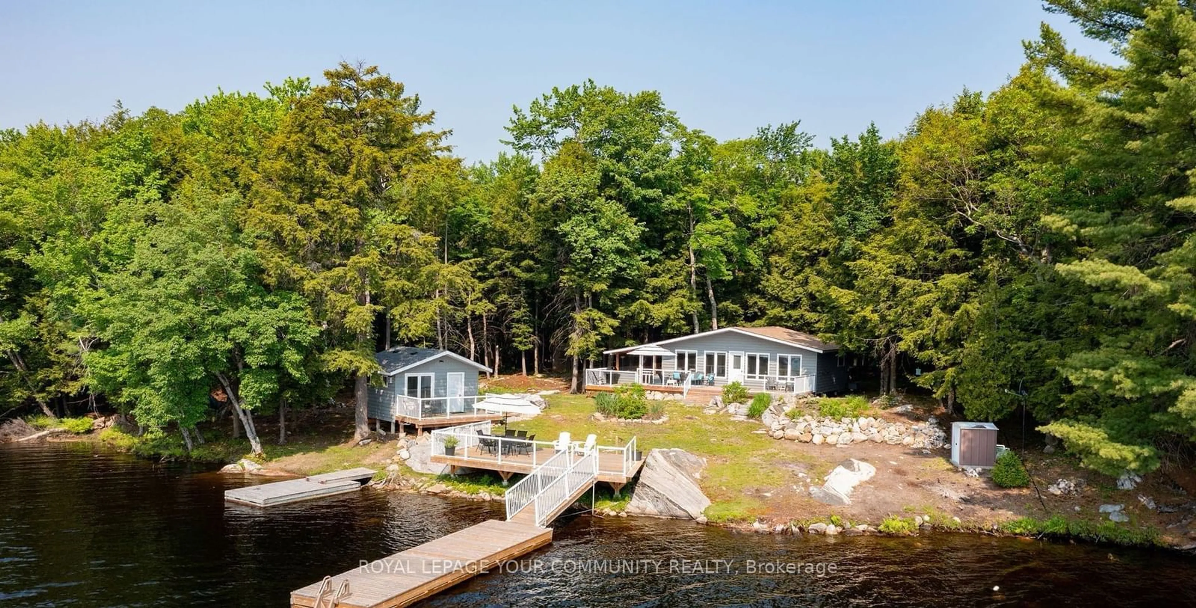 A pic from exterior of the house or condo, cottage for 184 Healey Lake, The Archipelago Ontario P0B 1B0