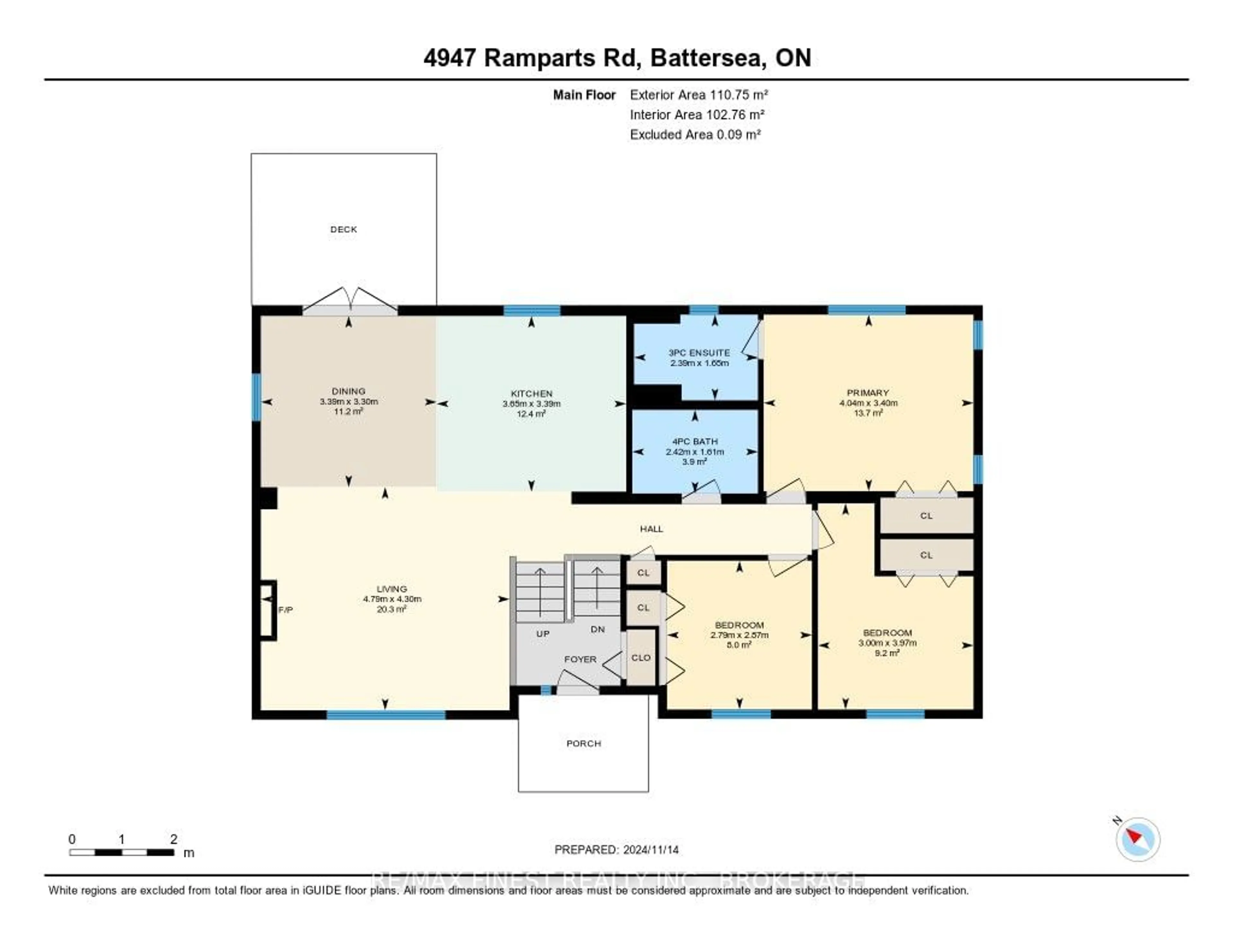 Floor plan for 4947 Ramparts Rd, South Frontenac Ontario K0H 1H0