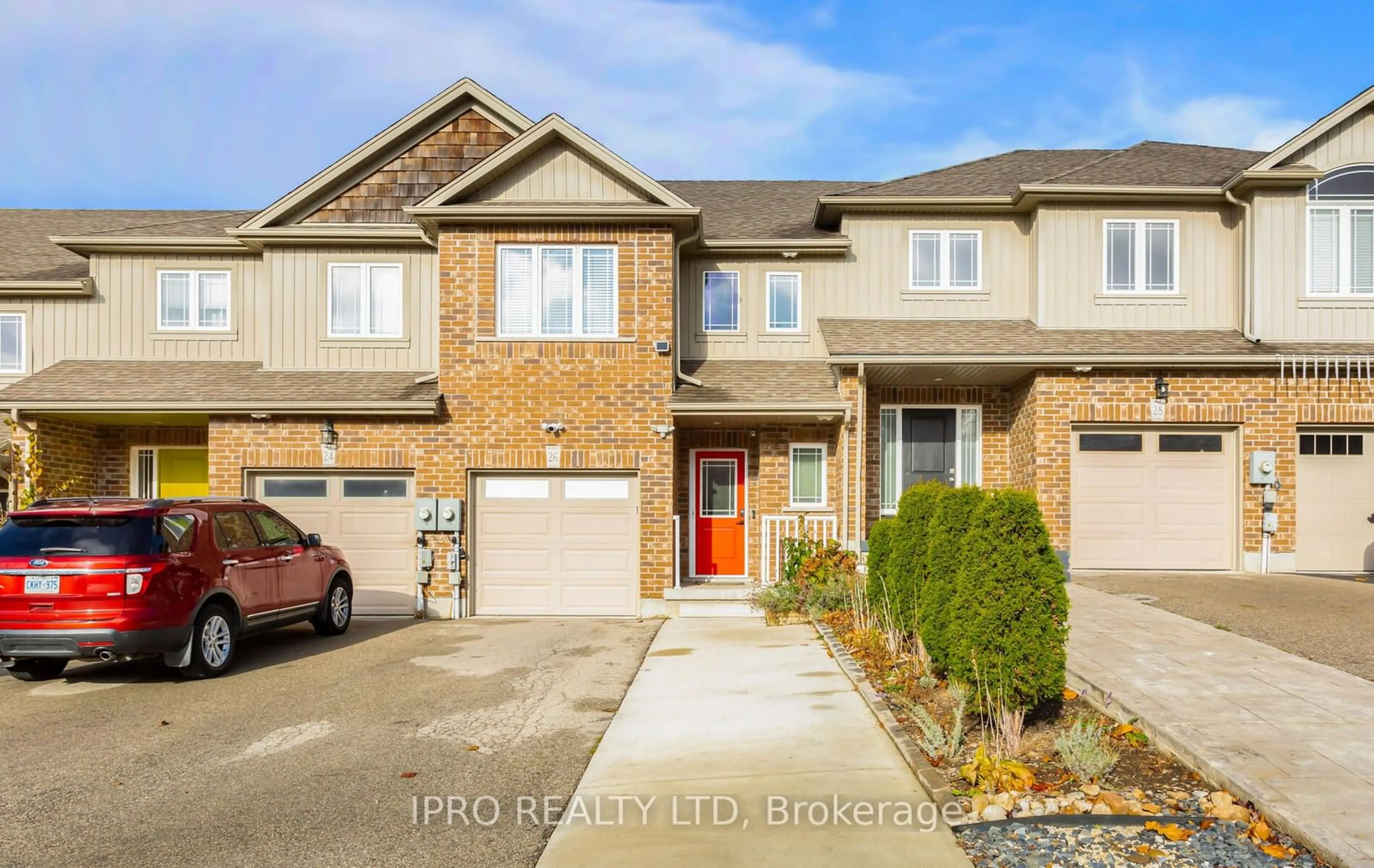 A pic from exterior of the house or condo, the street view for 26 Jeffrey Dr, Guelph Ontario N1E 0M4