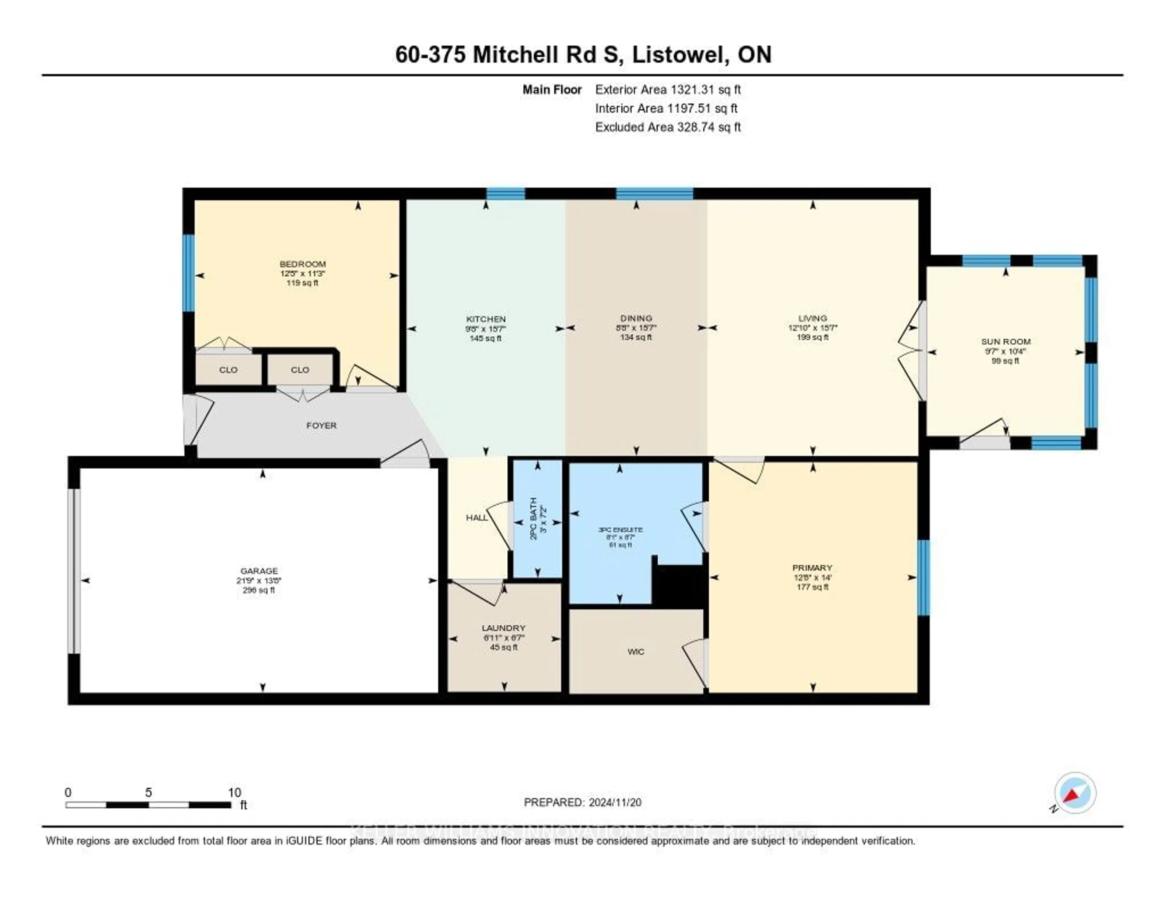 Floor plan for 375 Mitchell Rd #60, North Perth Ontario N4W 0H4