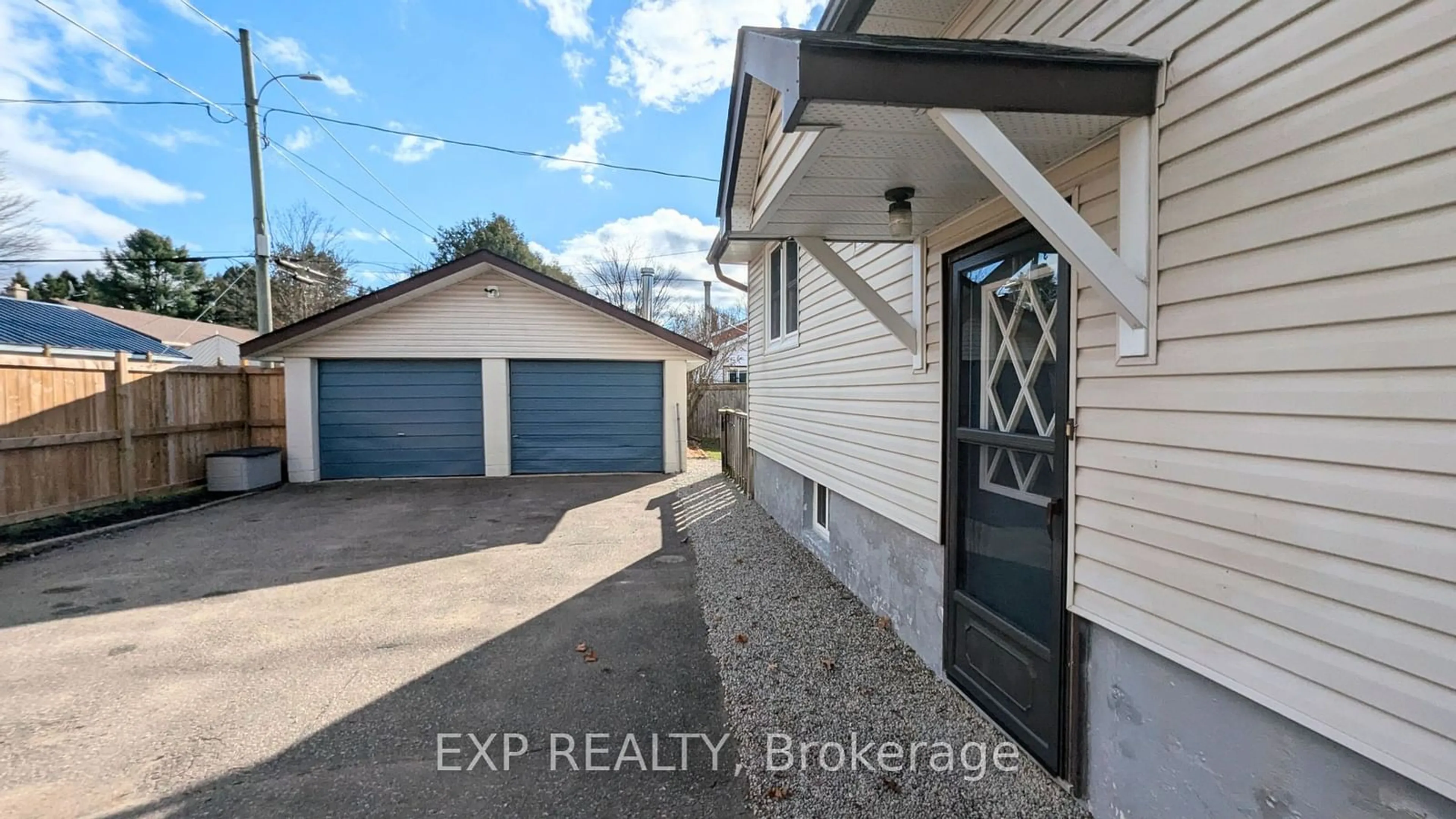 Frontside or backside of a home, the street view for 19 Larch St, Highlands East Ontario K0L 1M0