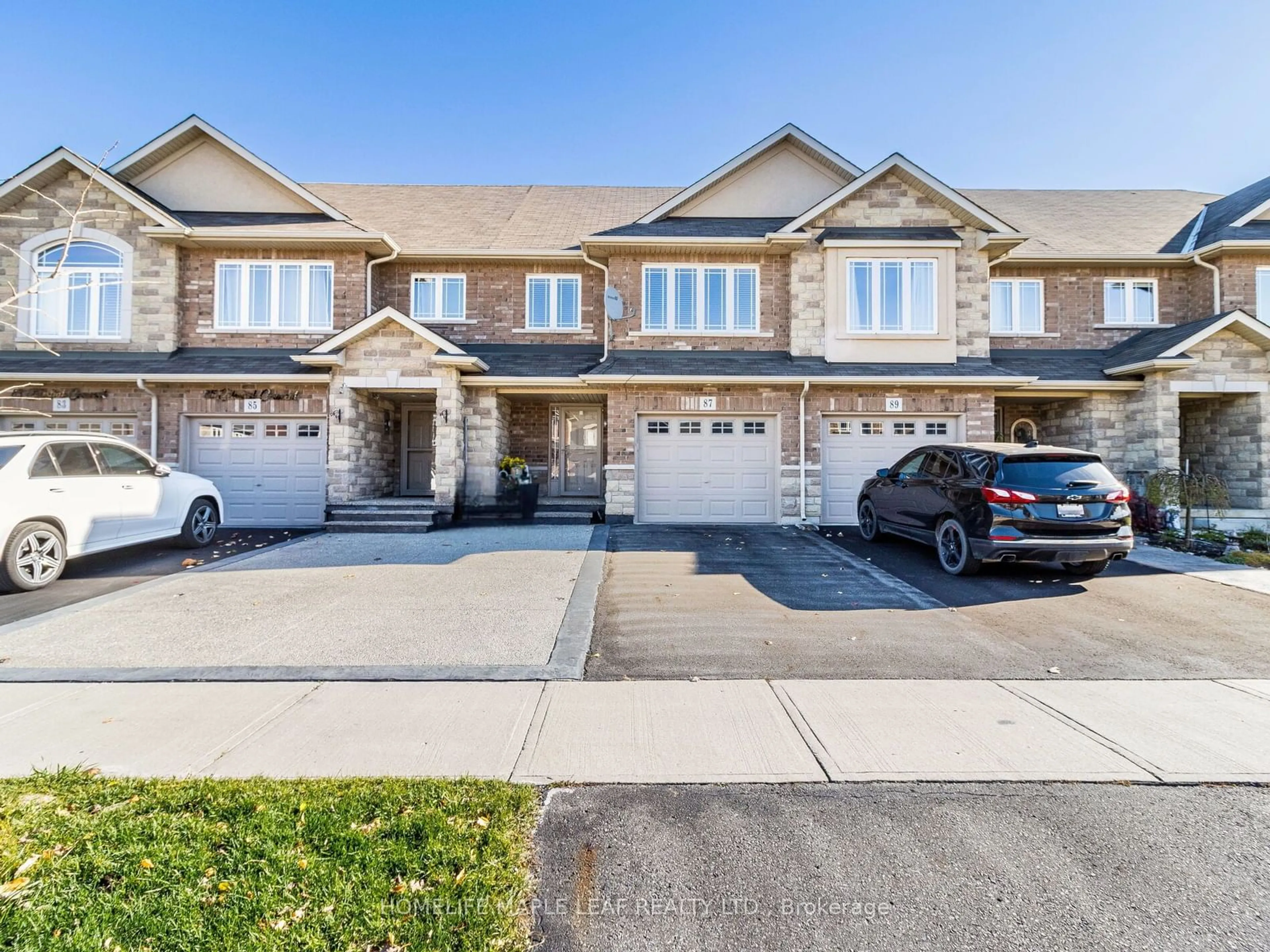 A pic from exterior of the house or condo, the street view for 87 Celestial Cres, Hamilton Ontario L0R 1P0