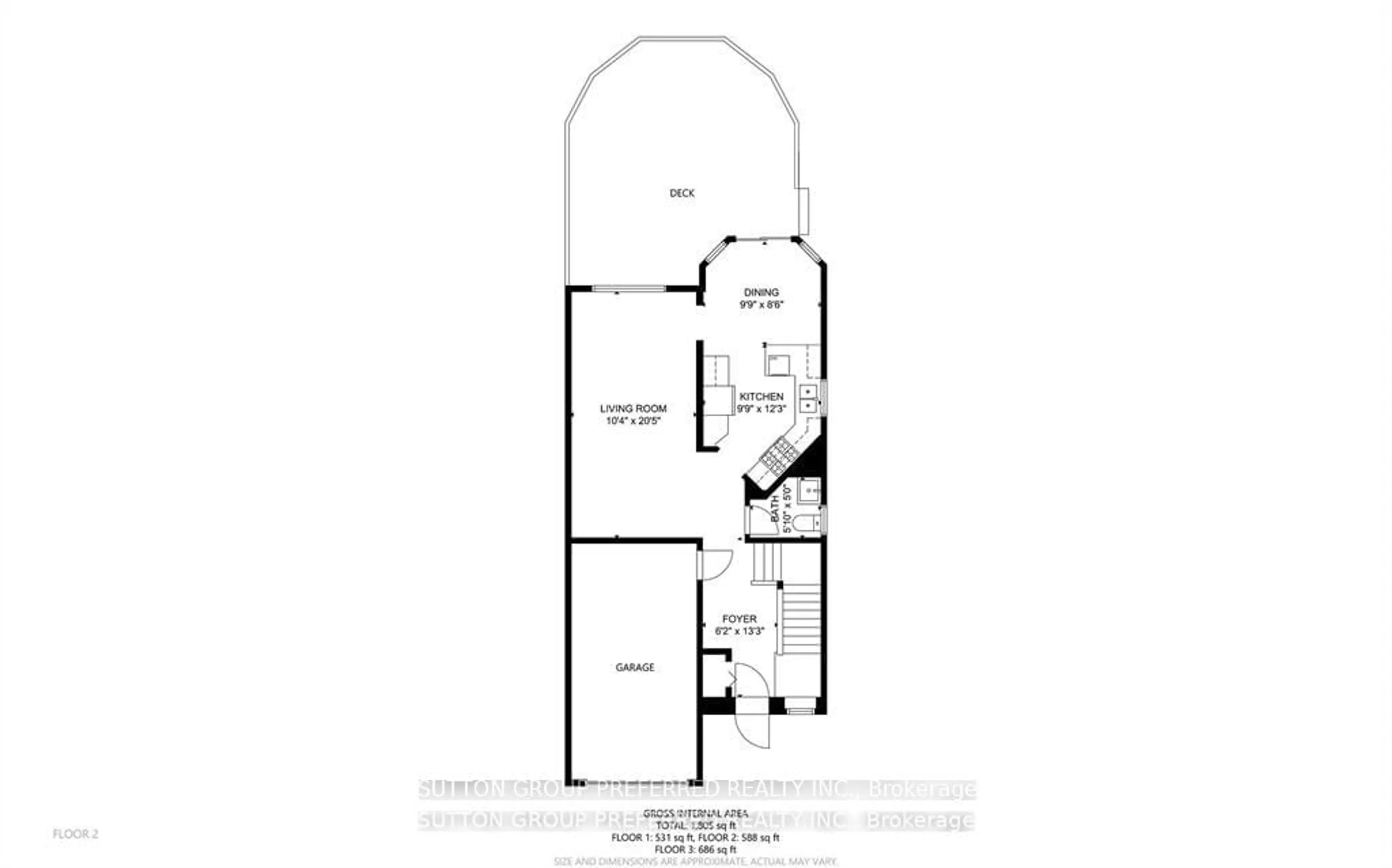 Floor plan for 140 Rossmore Crt, London Ontario N6C 6B9