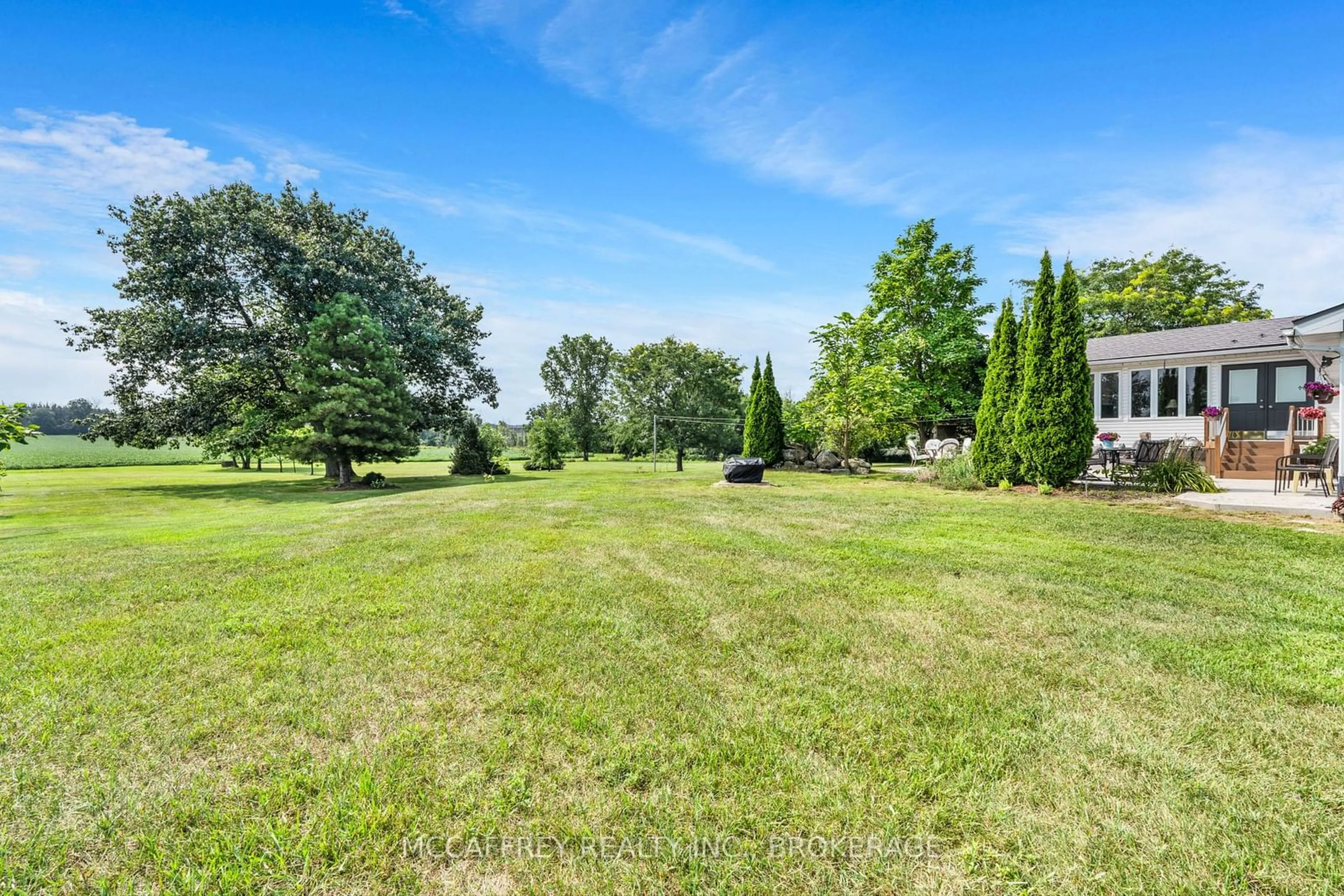 Patio, the fenced backyard for 2118 COUNTY ROAD 9, Greater Napanee Ontario K7R 3K8