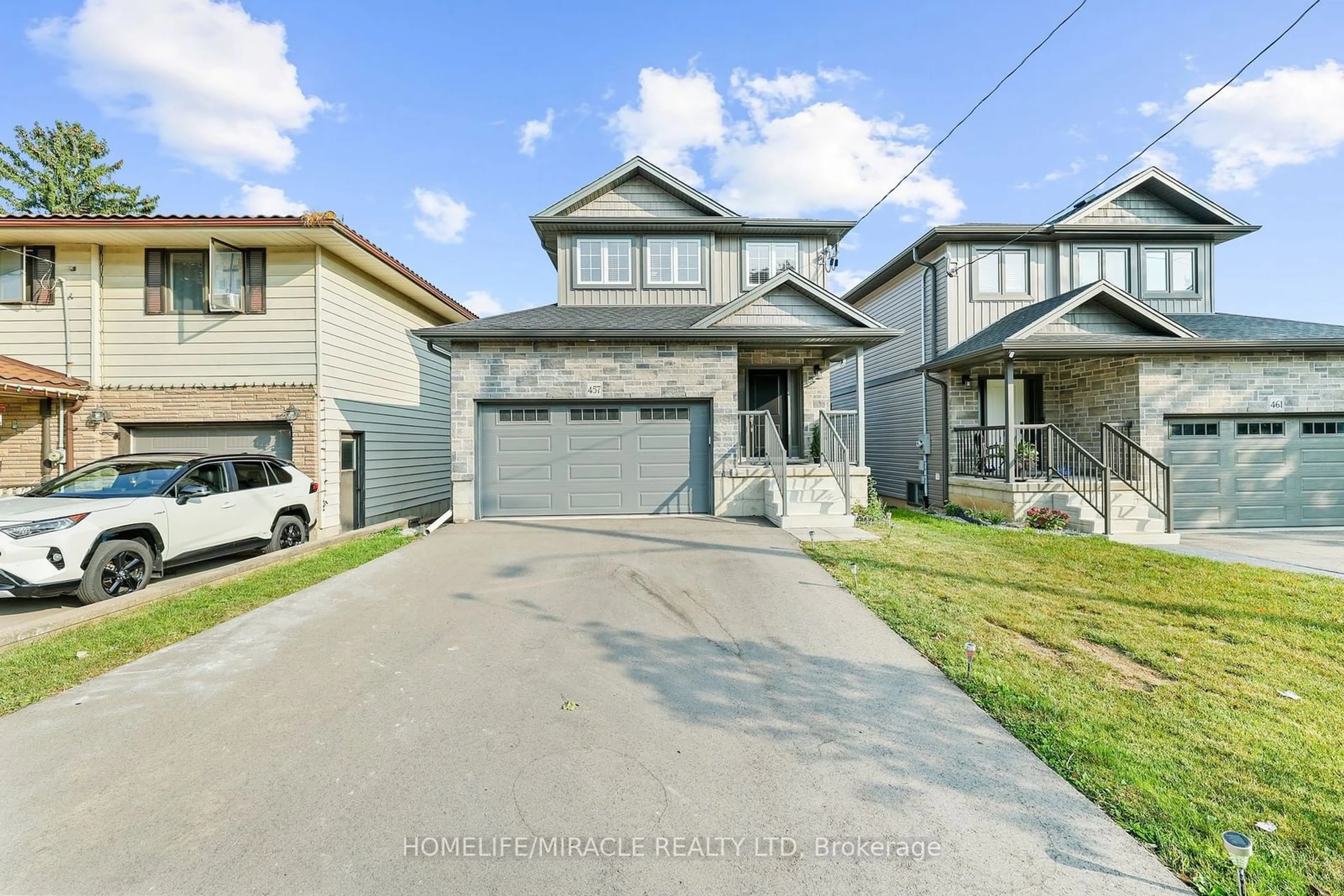 Frontside or backside of a home, the street view for 457 Spencer St, Woodstock Ontario N4S 2H8