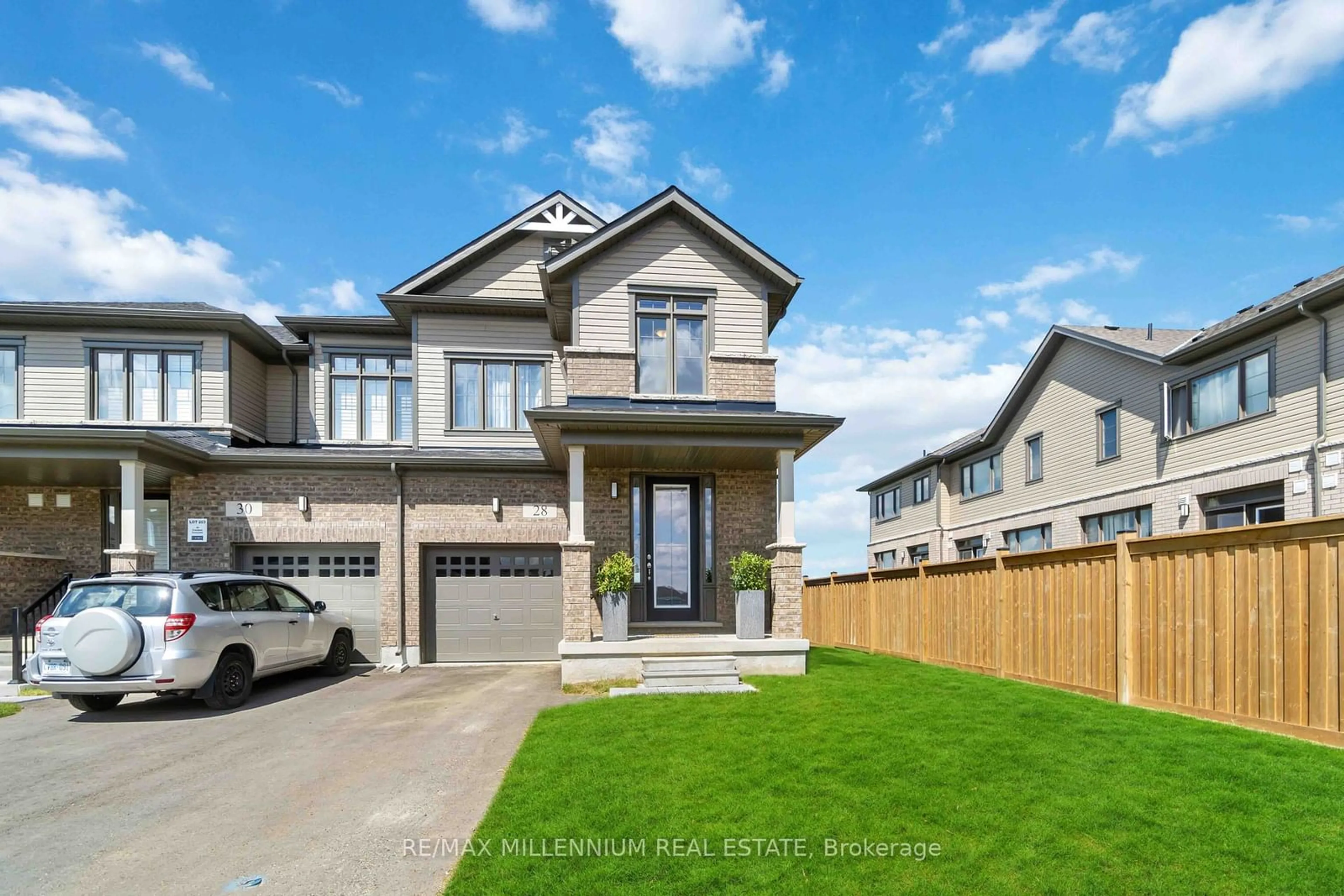 Frontside or backside of a home, the street view for 28 Freedom Cres, Hamilton Ontario L0R 1W0