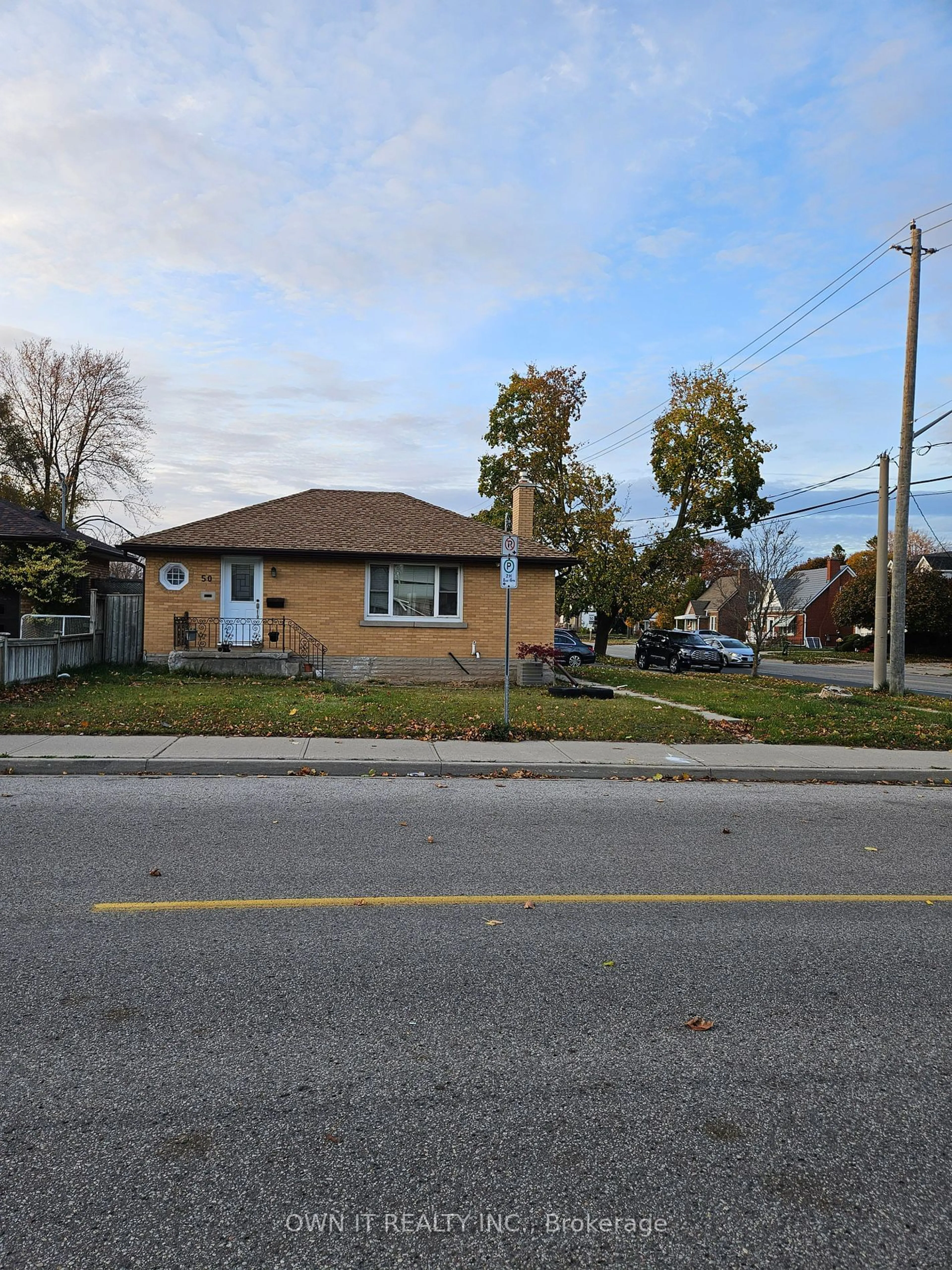 Frontside or backside of a home, the street view for 50 Jackson Ave, Kitchener Ontario N2H 3N8