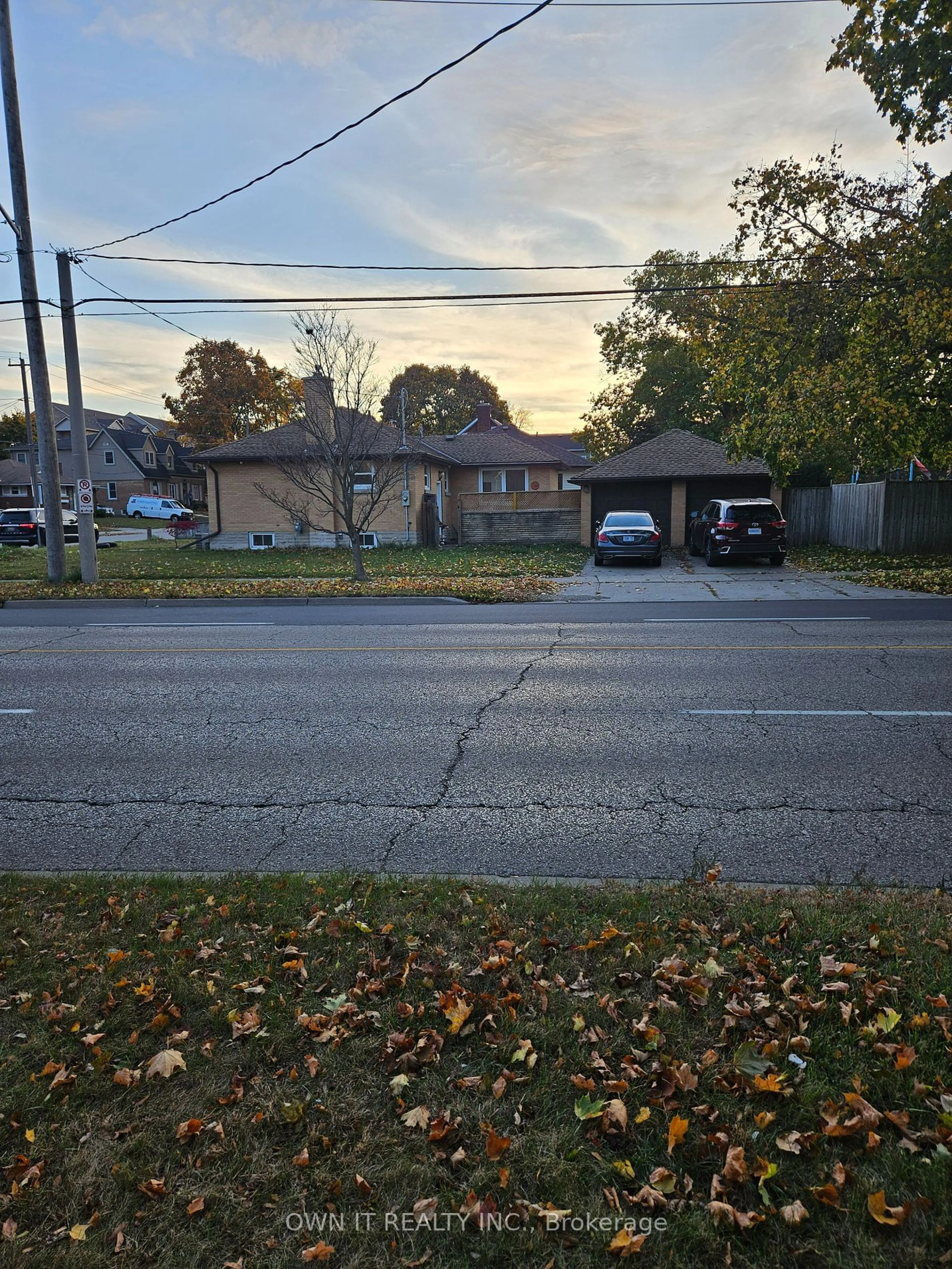 Frontside or backside of a home, the street view for 50 Jackson Ave, Kitchener Ontario N2H 3N8