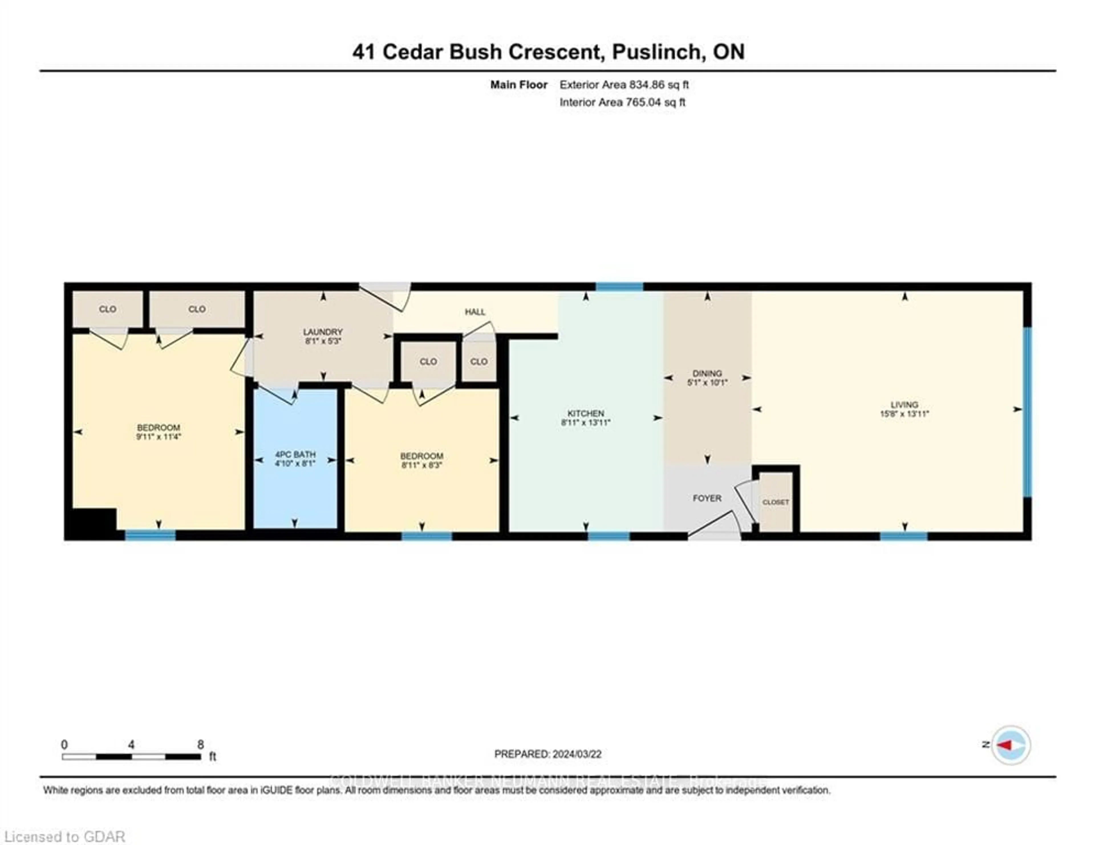 Floor plan for 41 Cedarbush Crescent Pt, Puslinch Ontario N0B 1J0