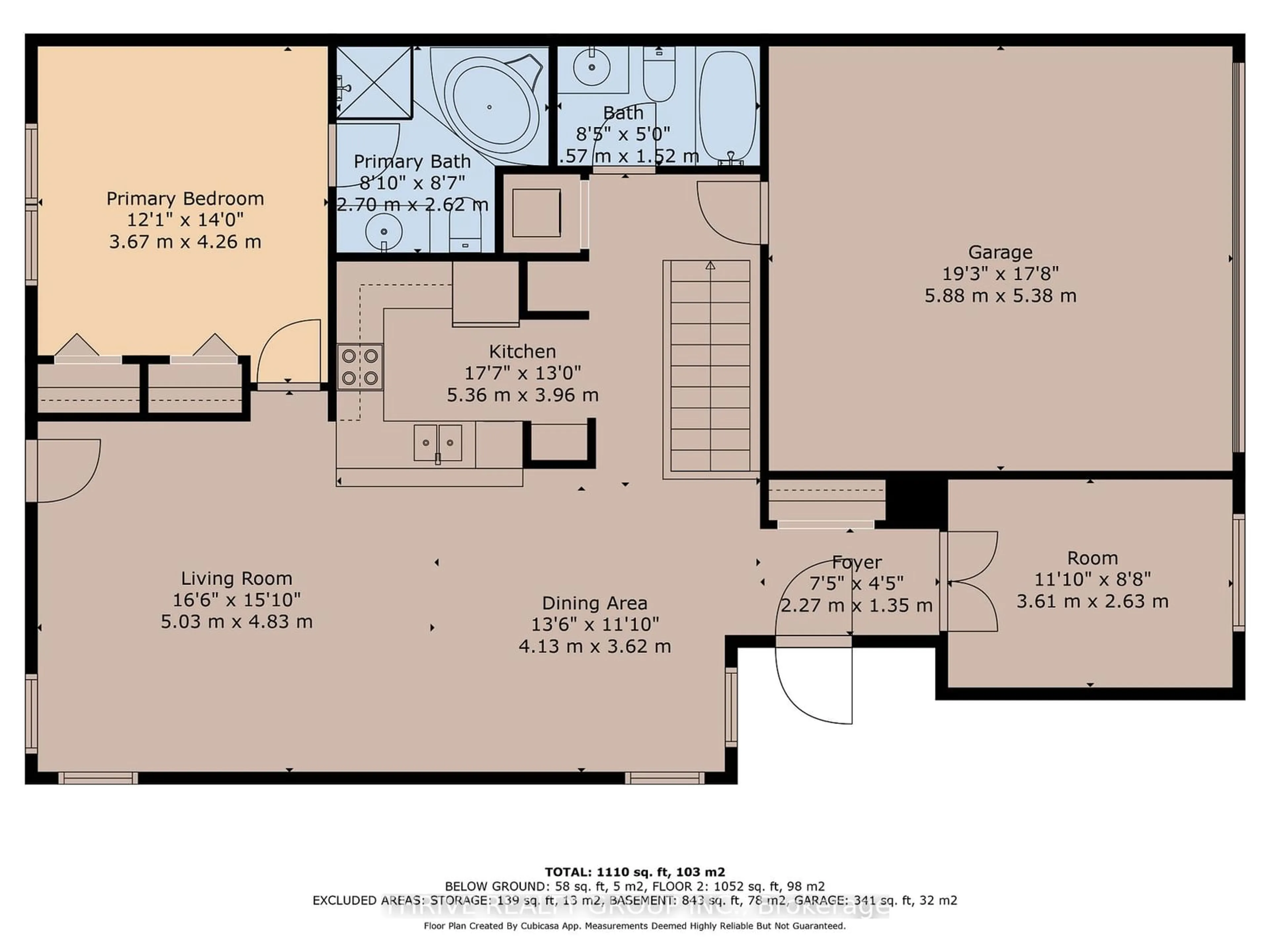 Floor plan for 1853 Blackwater Rd #57, London Ontario N5X 4R9