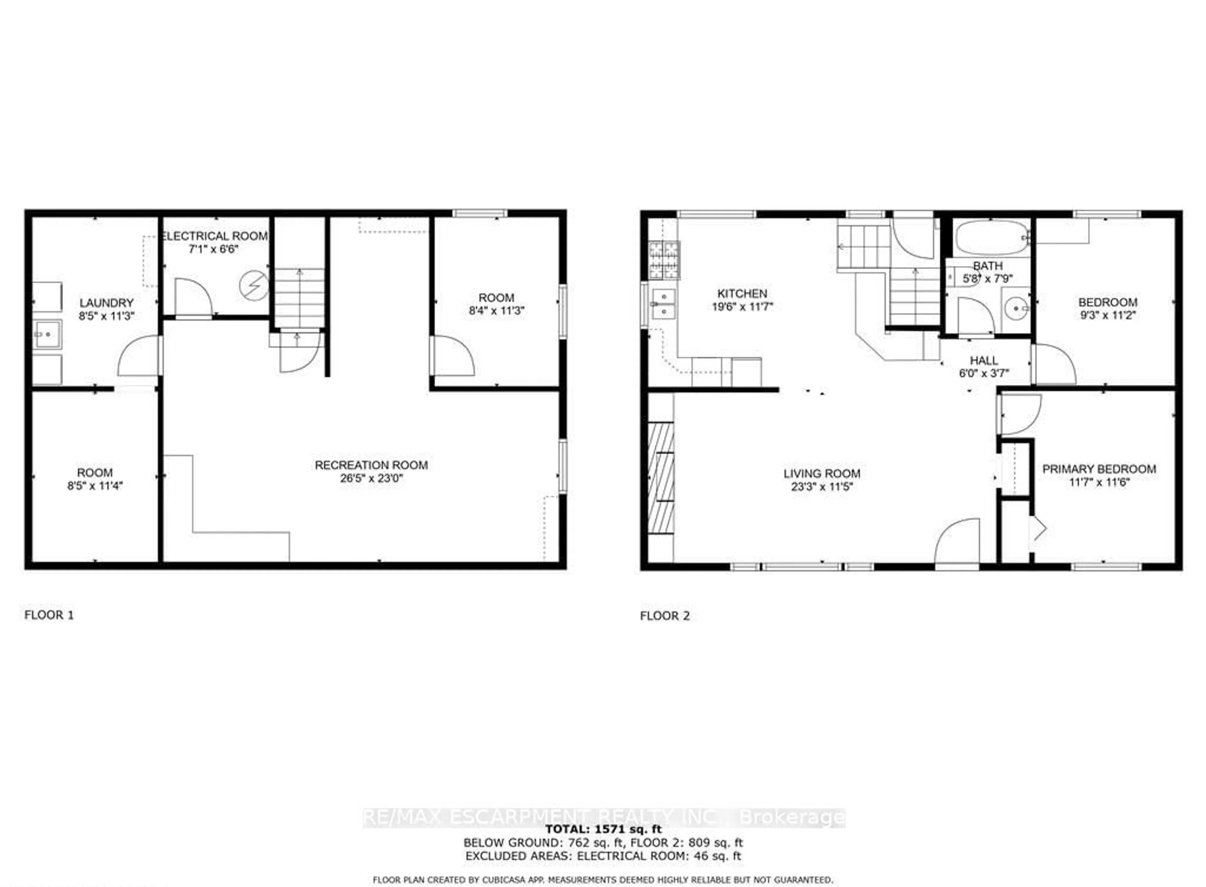 Floor plan for 64031 Wellandport Rd, Wainfleet Ontario L0R 2J0