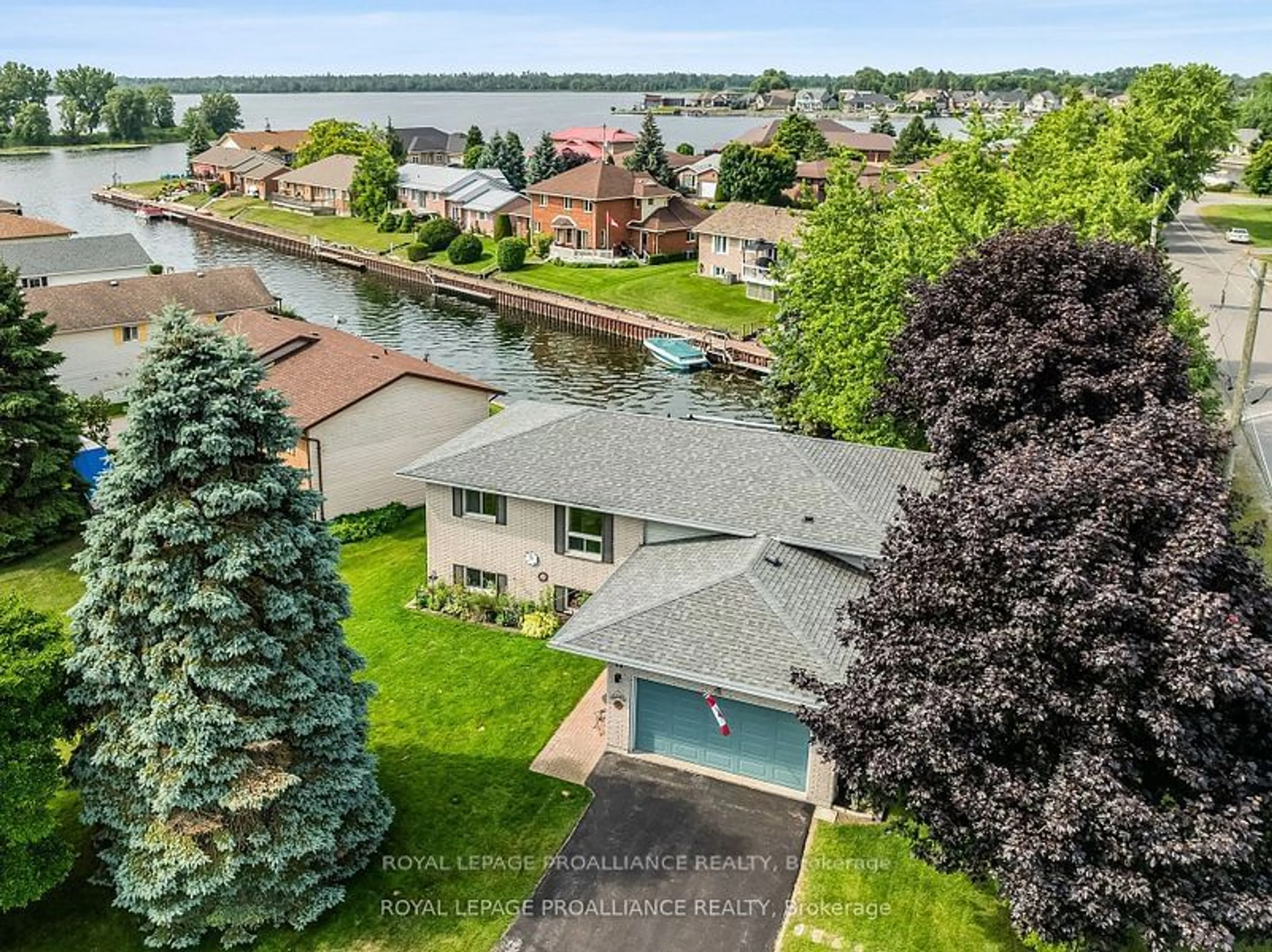 Frontside or backside of a home, the view of lake or river for 1 Wendy's Lane, Brighton Ontario K0K 1H0