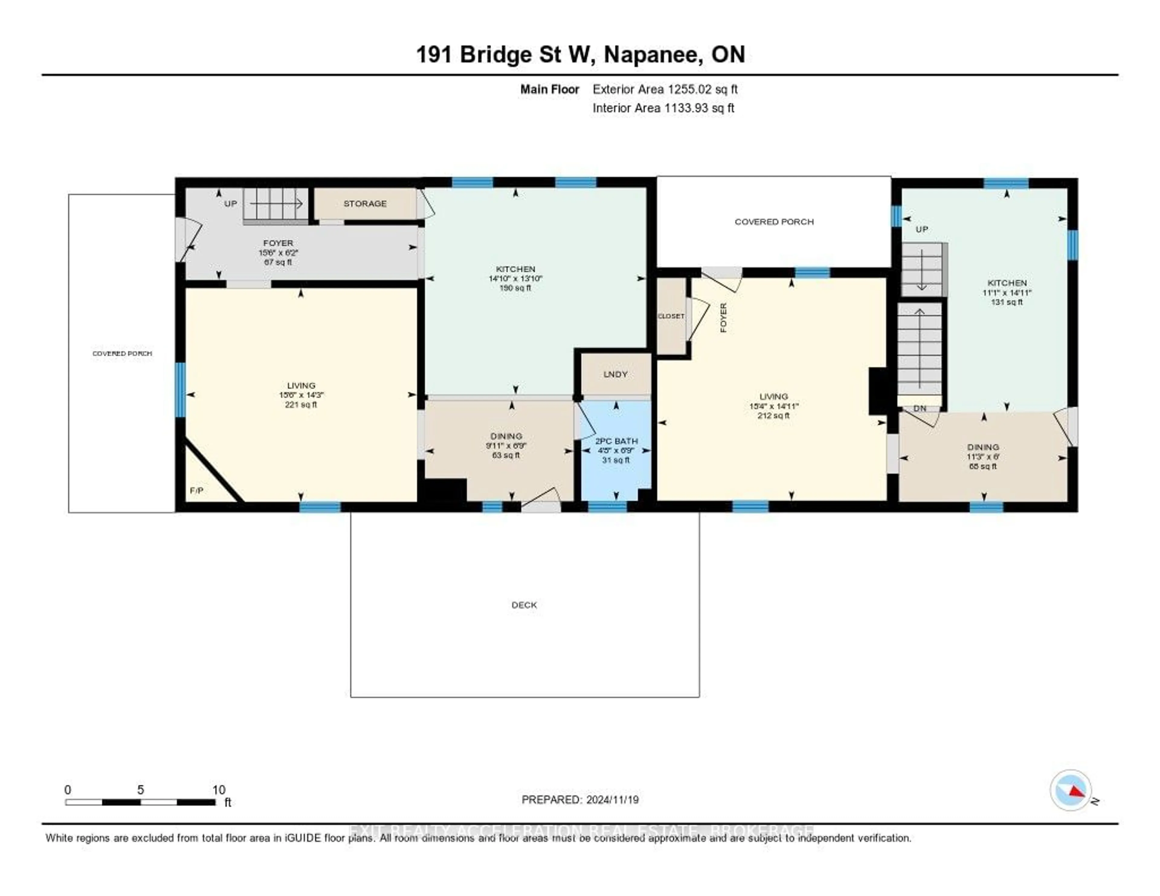 Floor plan for 191 Bridge St, Greater Napanee Ontario K7R 2E3