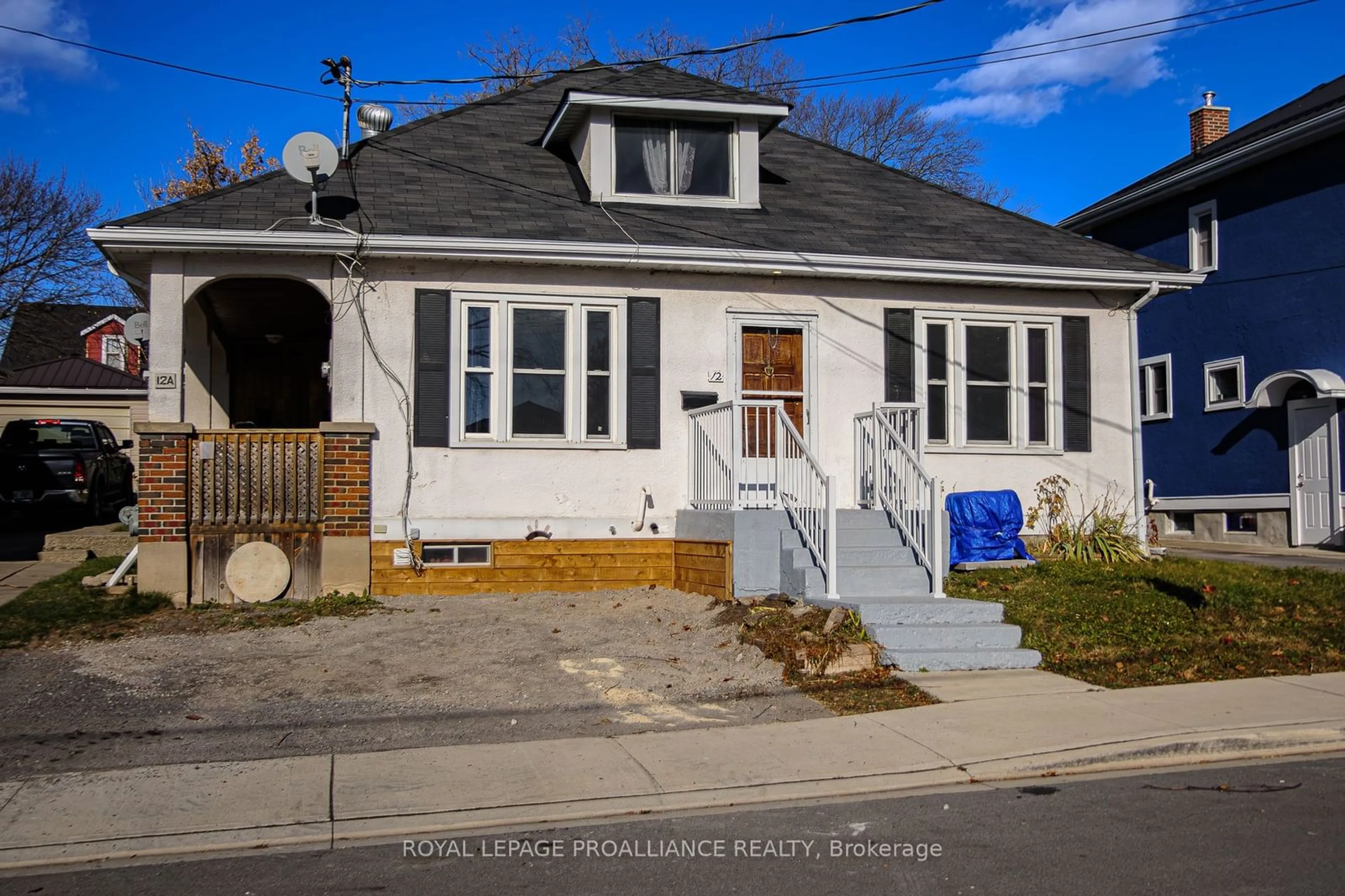 A pic from exterior of the house or condo, the street view for 12 Richard St, Quinte West Ontario K8V 1V1