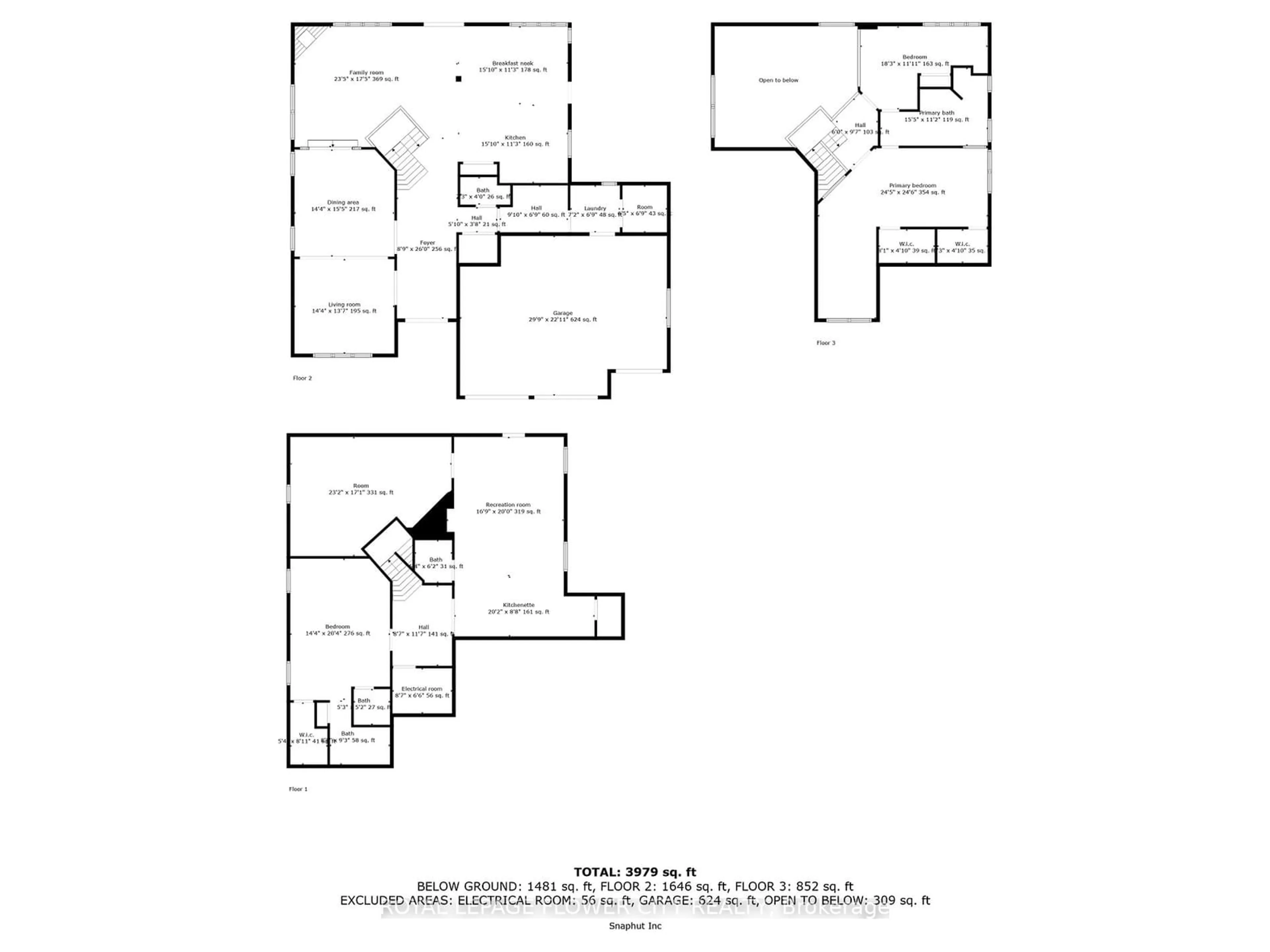 Floor plan for 15 Bayside Crt, London Ontario N5Y 5M6