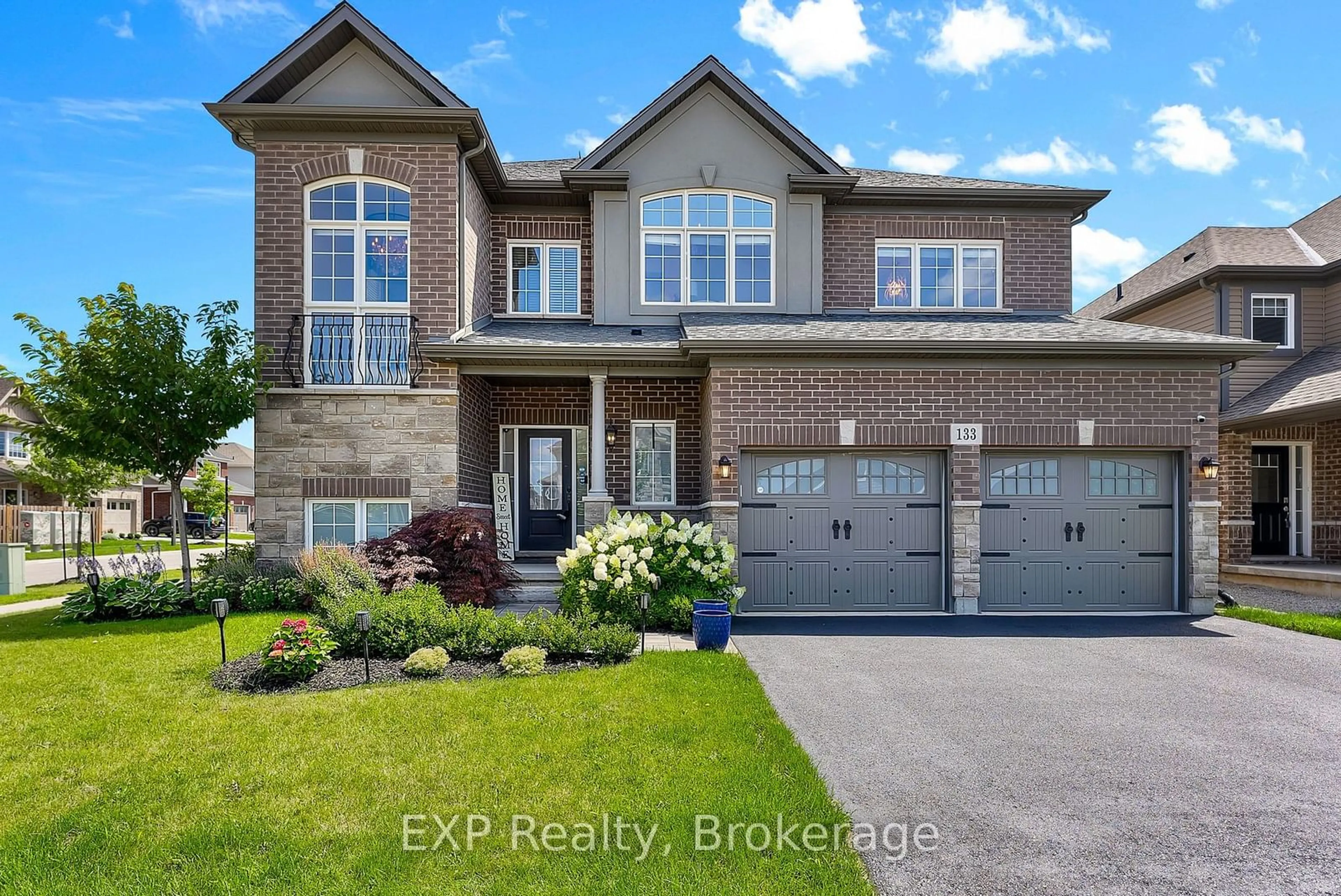 Frontside or backside of a home, the street view for 133 Lametti Dr, Pelham Ontario L0S 1E6