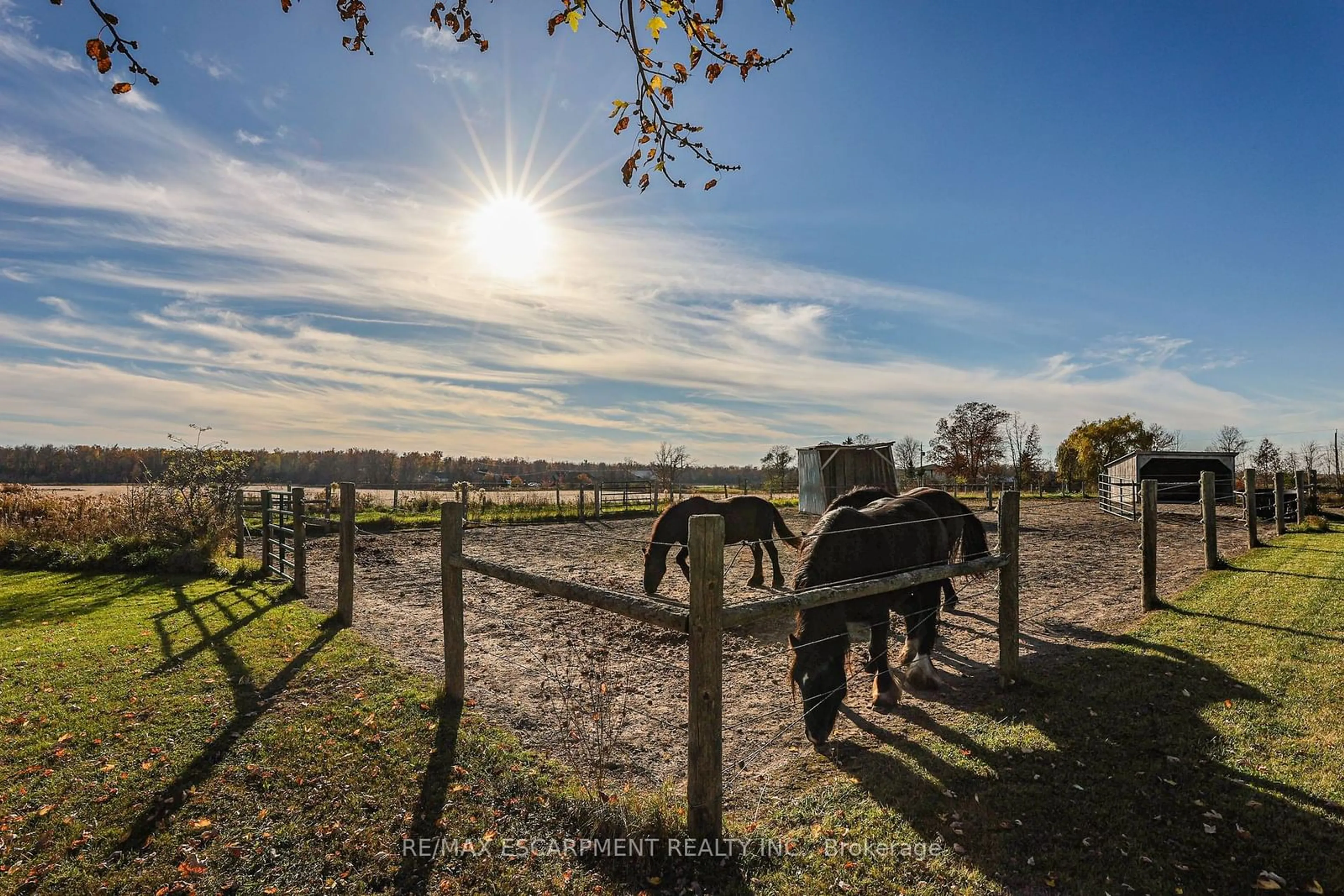 Patio, the fenced backyard for 331 Russ Rd, Grimsby Ontario L3M 4E7